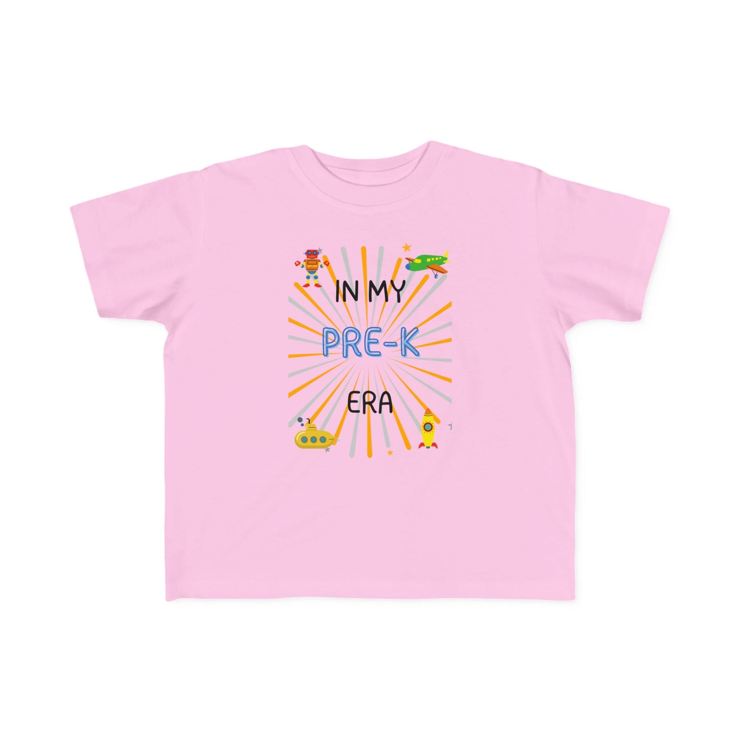 In My Pre-K Era Boy Toddler Fine Jersey Tee