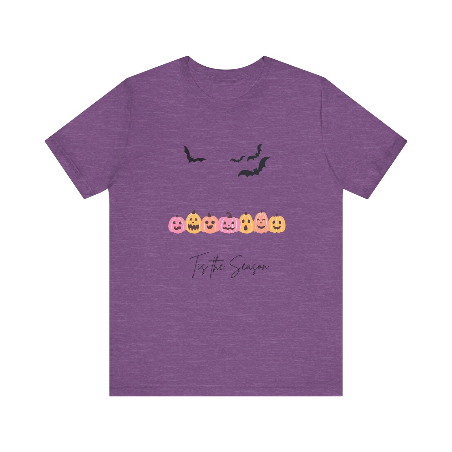 Tis The Season Halloween Pink Unisex Jersey Short Sleeve Tee