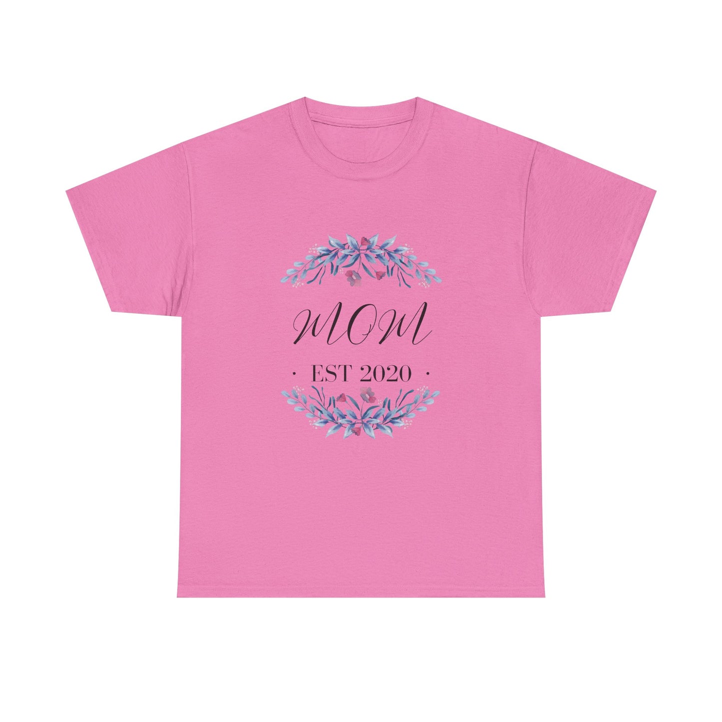 Floral Mom EST 2020 Tee- Mother's Day Gift