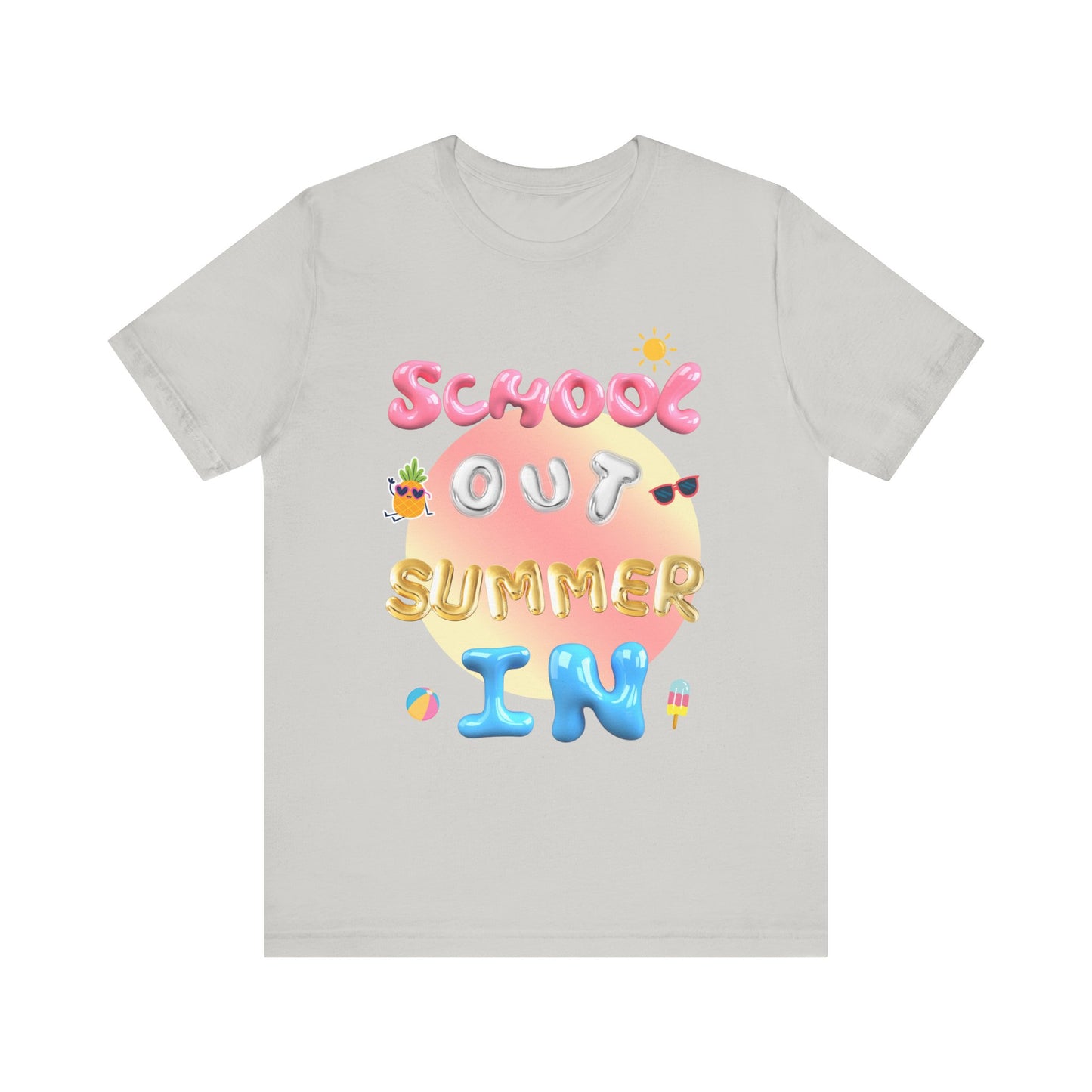 School Out Summer In Jersey Short Sleeve Tee- SummerVibes