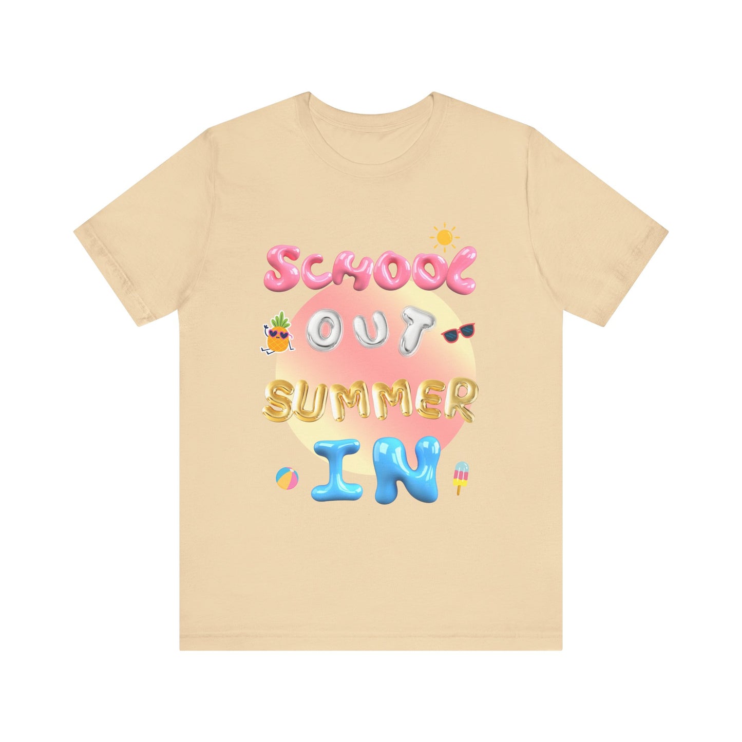 School Out Summer In Jersey Short Sleeve Tee- SummerVibes