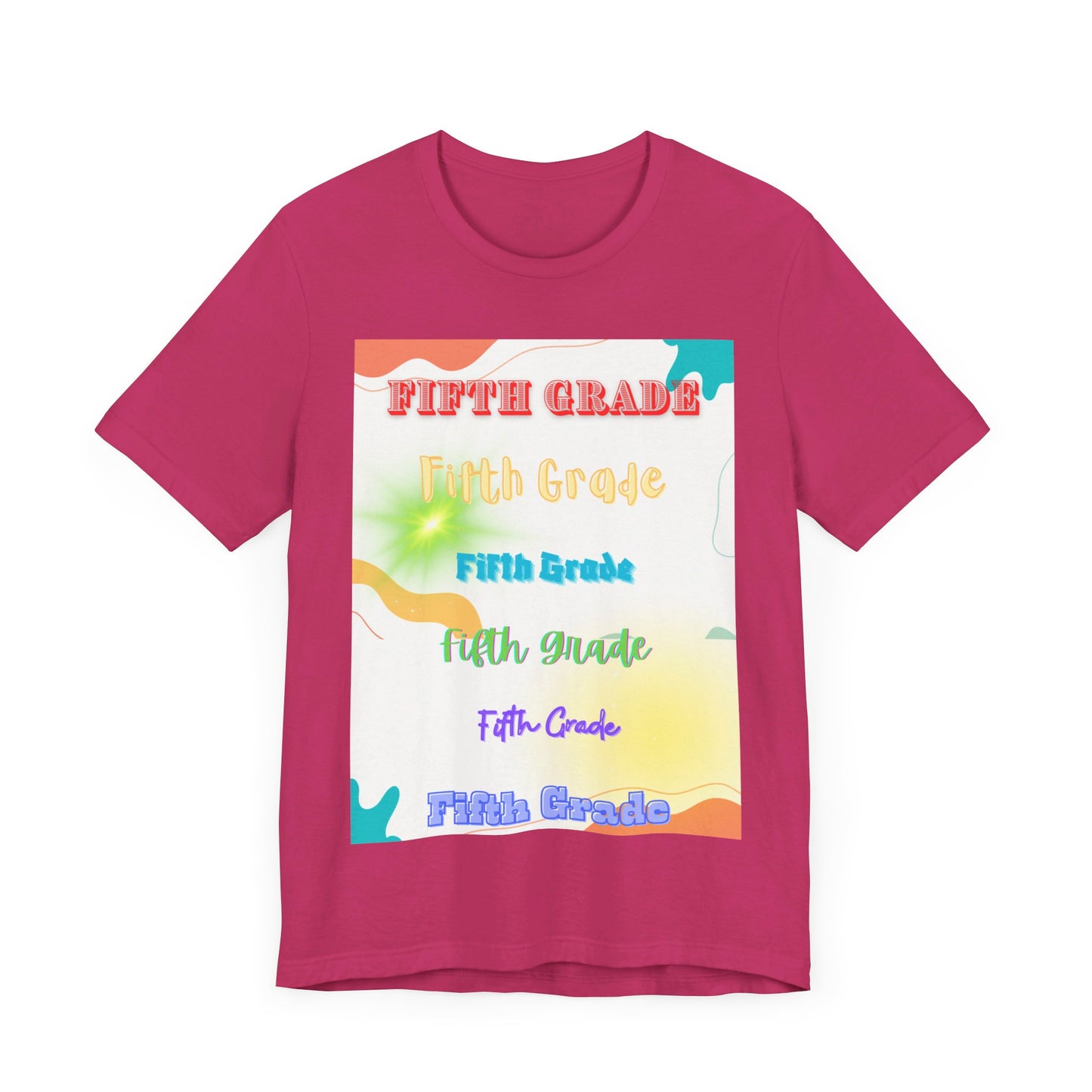 Fifth Grade Unisex Jersey Short Sleeve Tee