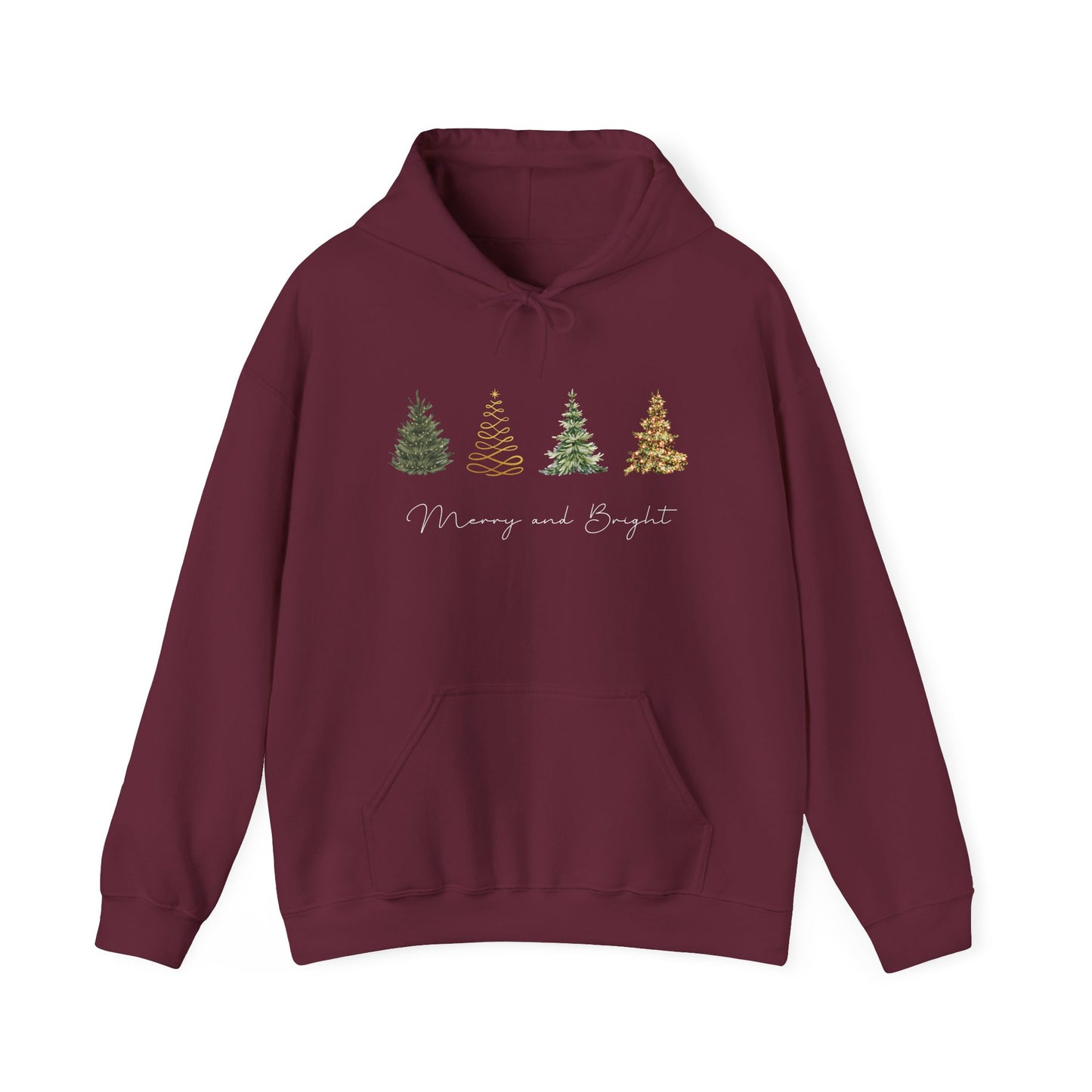 Merry and Bright Trees Sweatshirt- Family Matching Christmas Sweatshirt