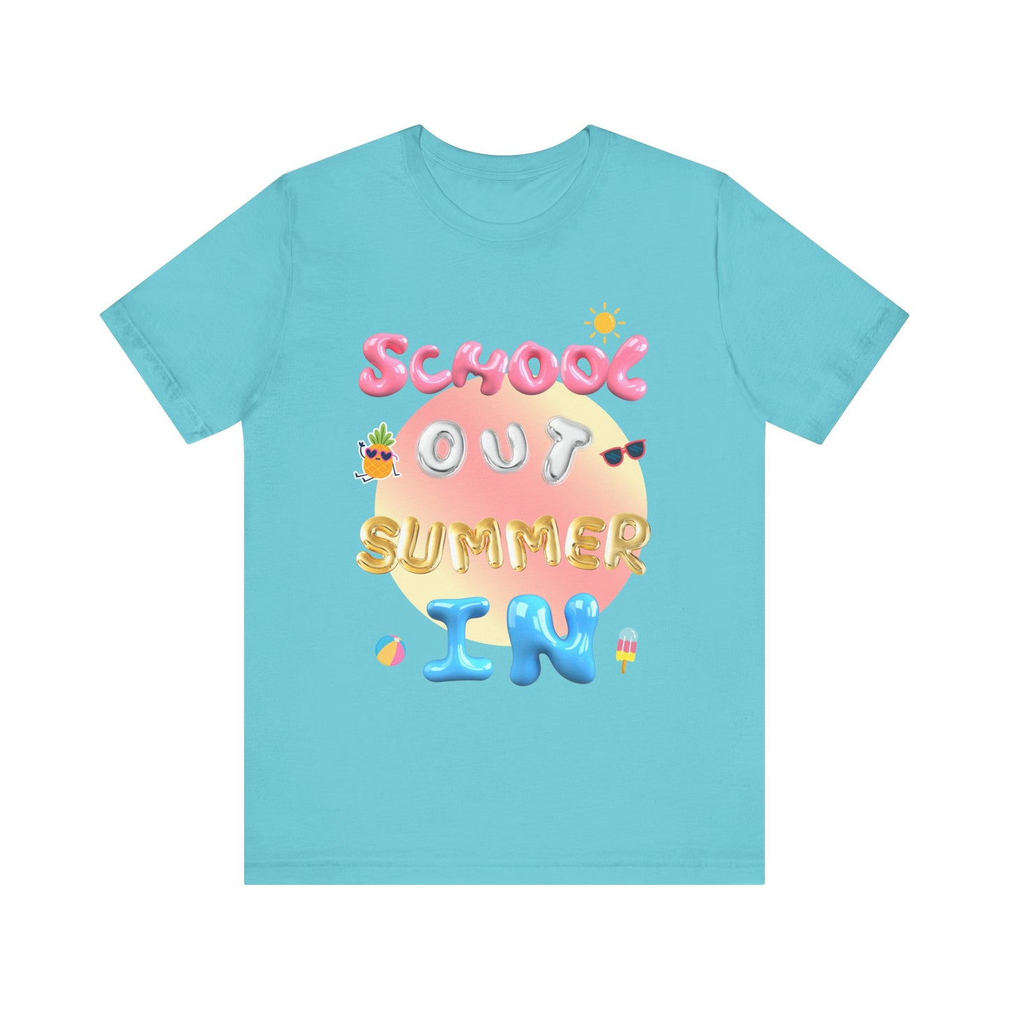 School Out Summer In Jersey Short Sleeve Tee- SummerVibes