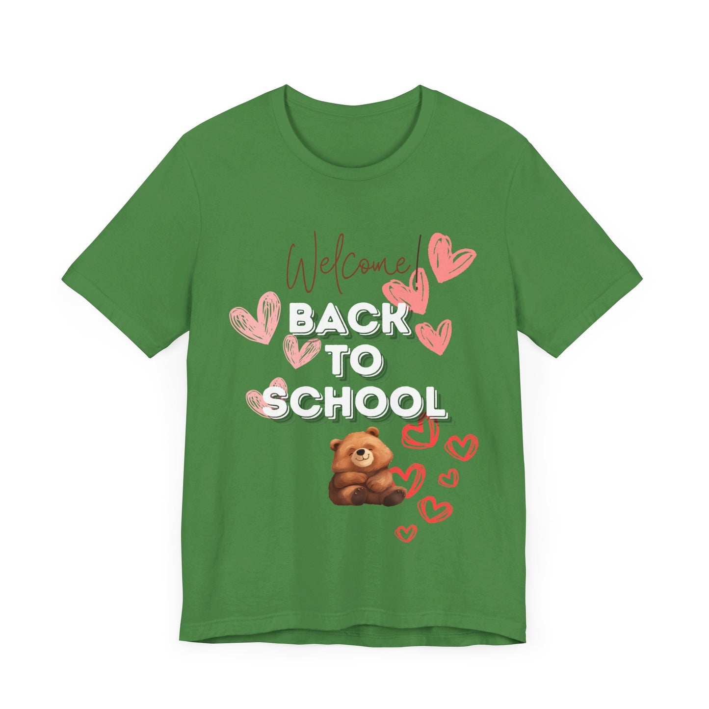 Welcome Back To School Girl Jersey Short Sleeve Tee