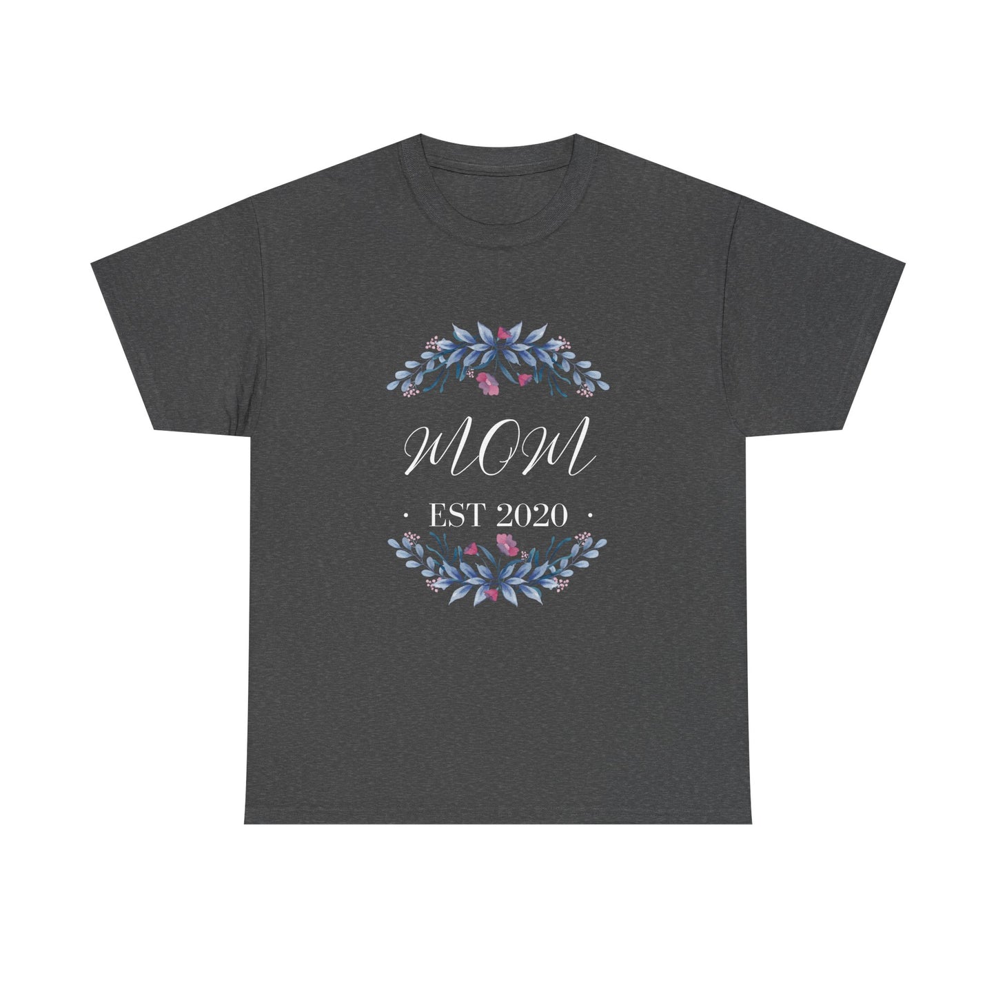 Floral Mom EST 2020 Tee- Mother's Day Gift