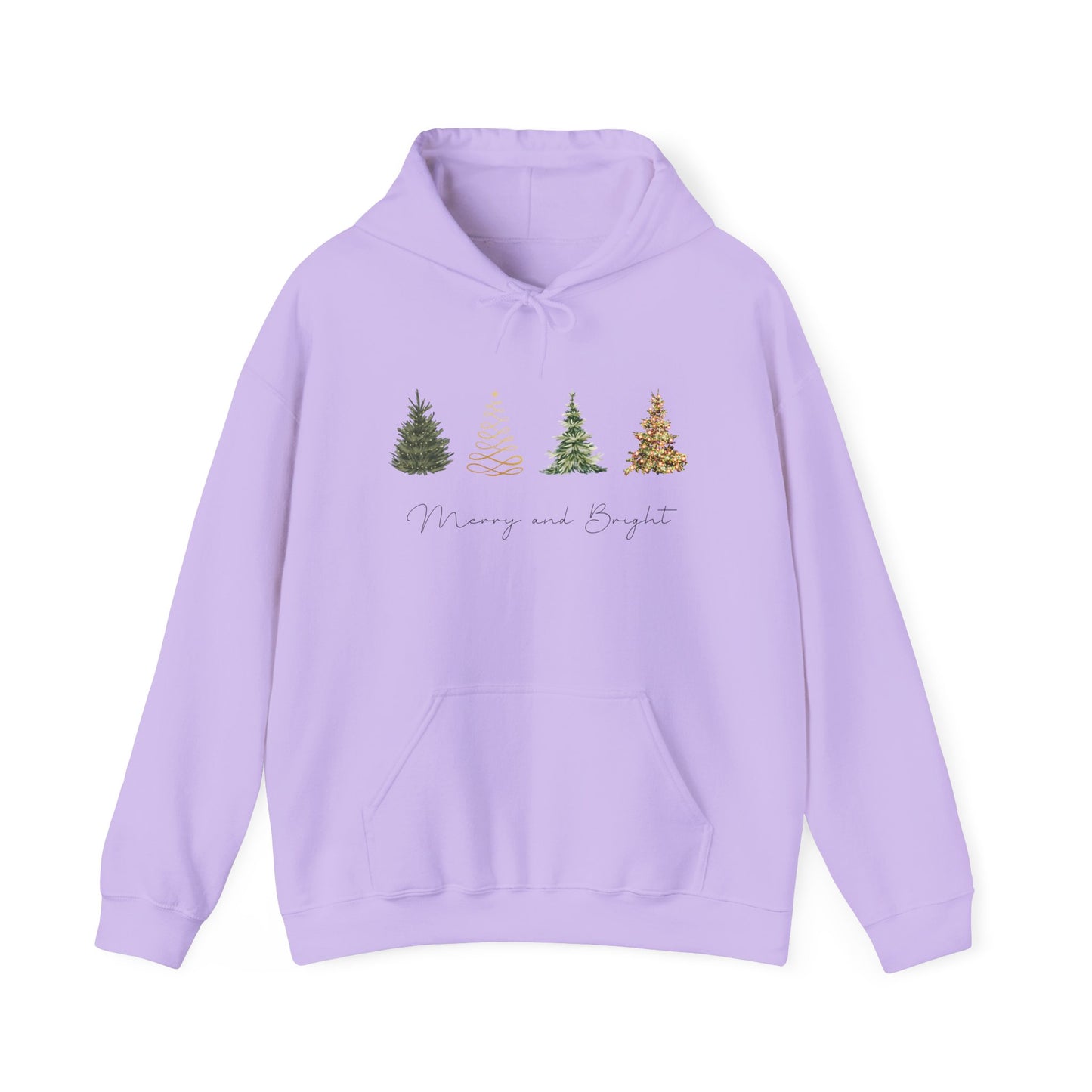 Merry and Bright Trees Sweatshirt- Family Matching Christmas Sweatshirt