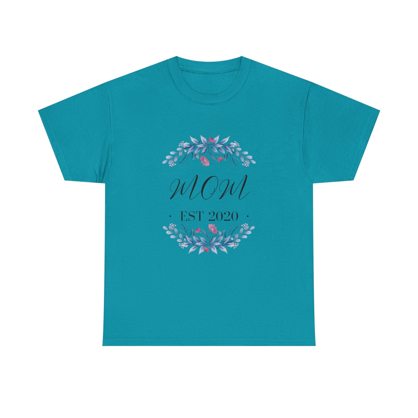 Floral Mom EST 2020 Tee- Mother's Day Gift