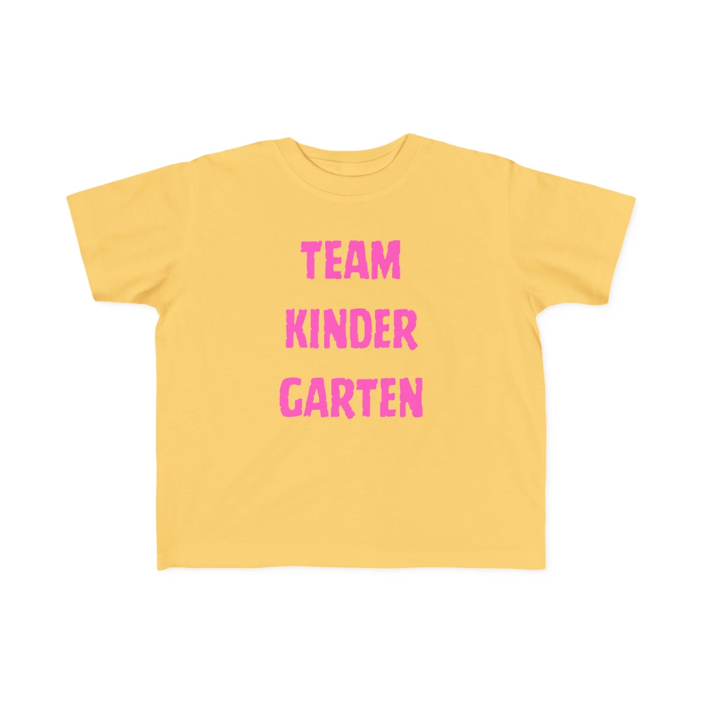 Team Kindergarten Toddler Fine Jersey Tee- Soft Toddler Tee