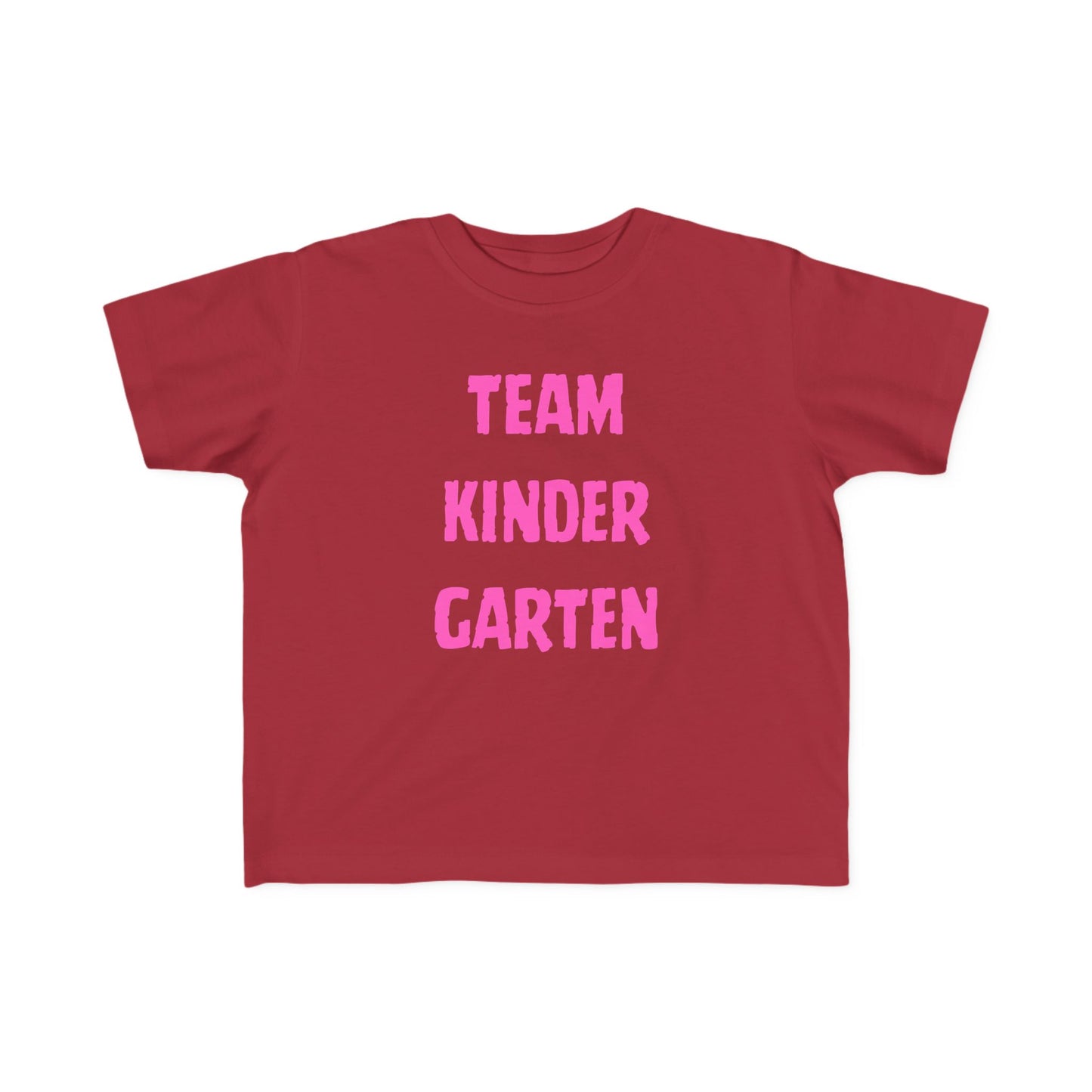 Team Kindergarten Toddler Fine Jersey Tee- Soft Toddler Tee