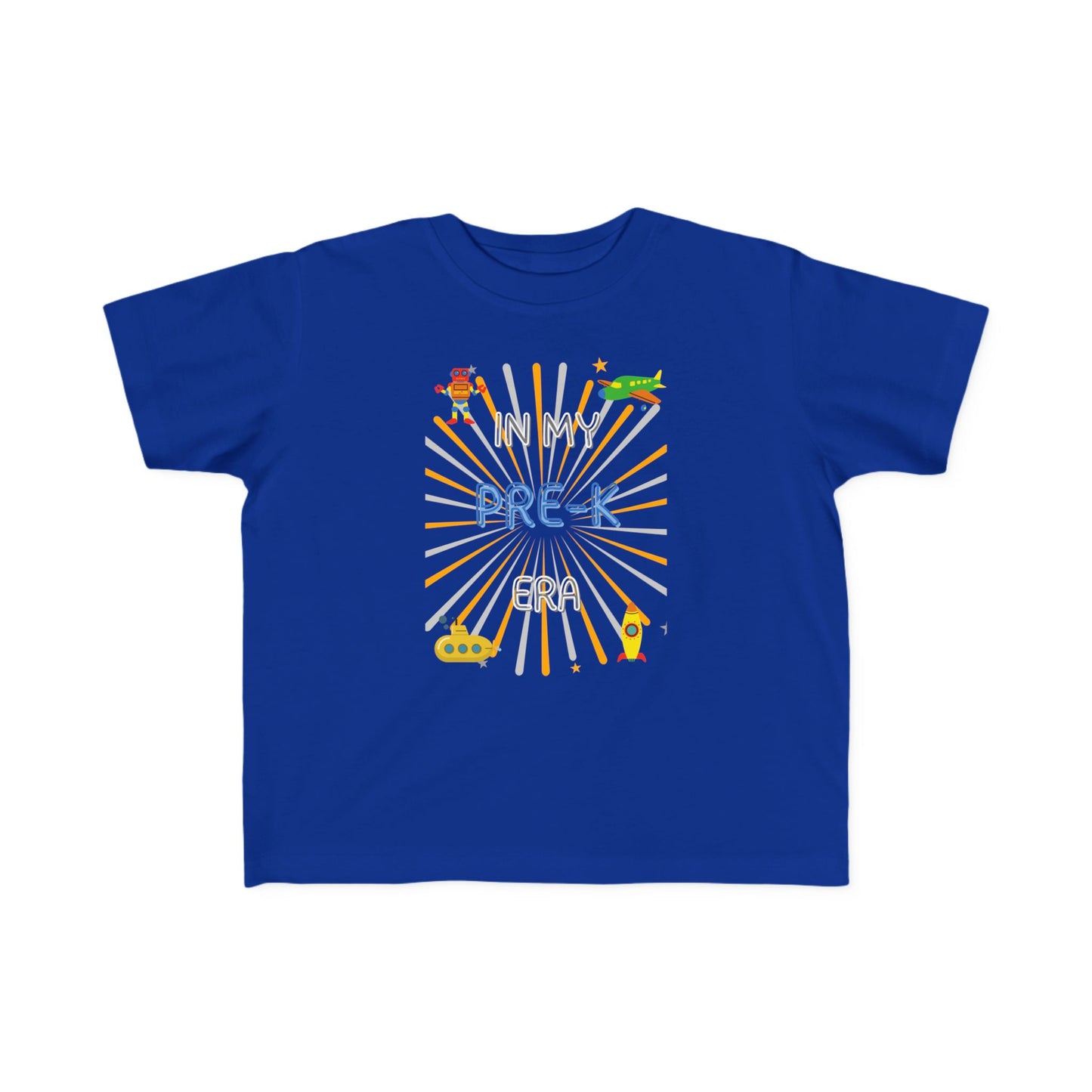 In My Pre-K Era Boy Toddler Fine Jersey Tee