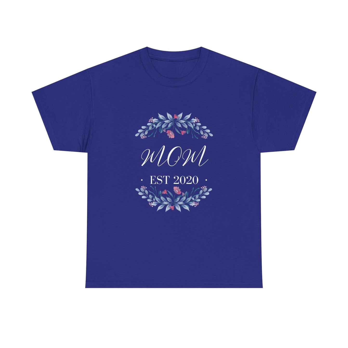 Floral Mom EST 2020 Tee- Mother's Day Gift