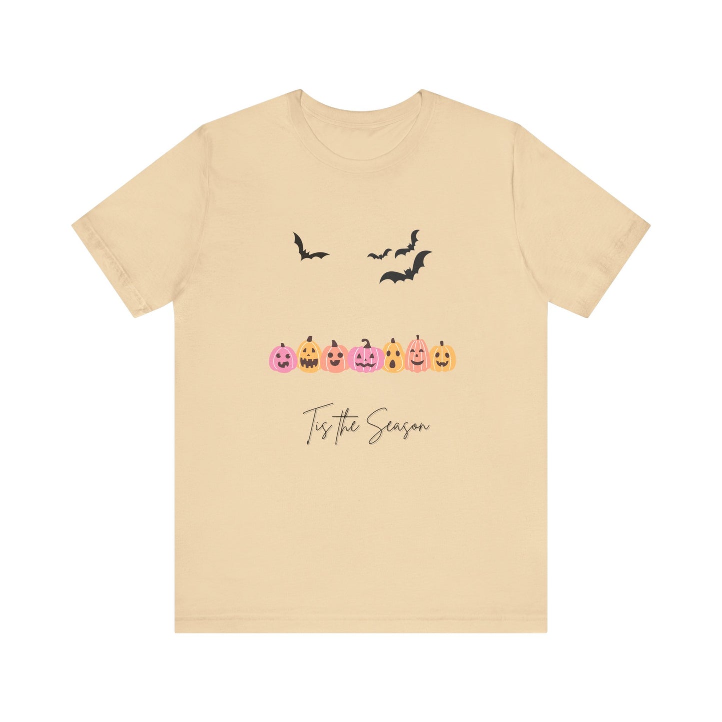 Tis The Season Halloween Pink Unisex Jersey Short Sleeve Tee