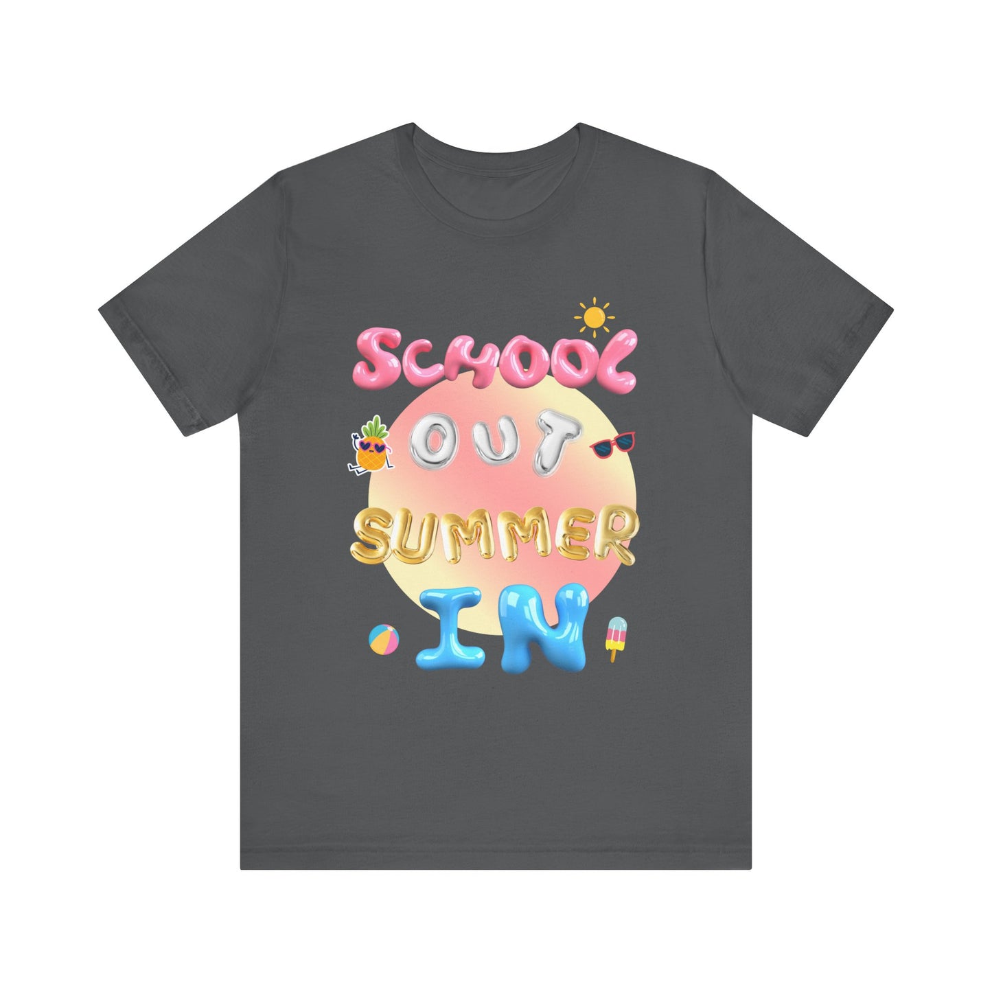 School Out Summer In Jersey Short Sleeve Tee- SummerVibes