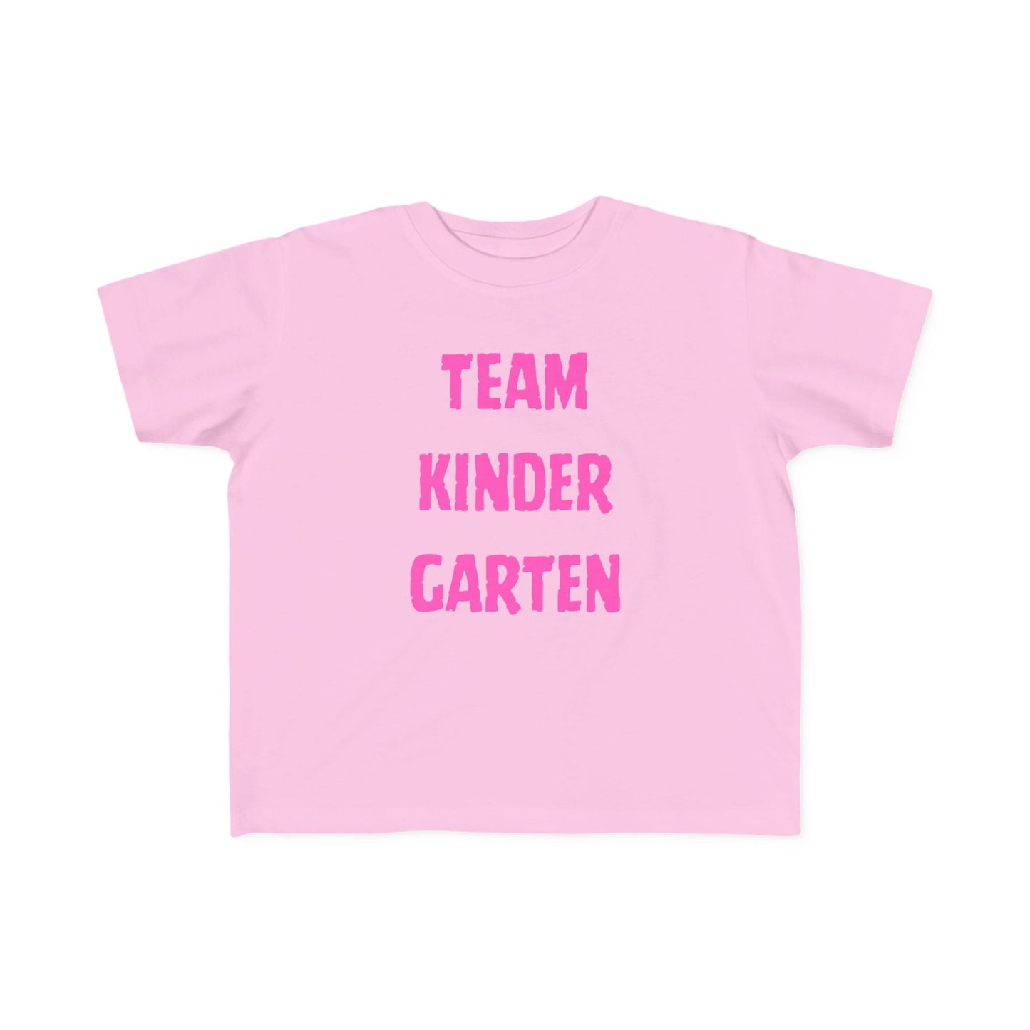 Team Kindergarten Toddler Fine Jersey Tee- Soft Toddler Tee