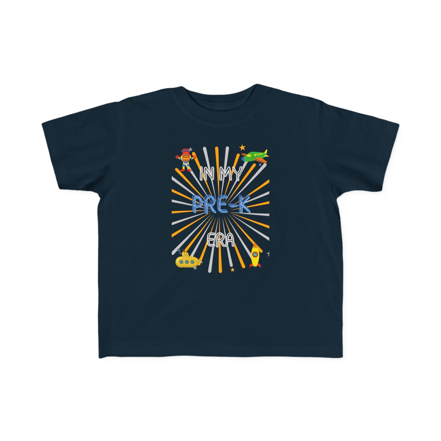 In My Pre-K Era Boy Toddler Fine Jersey Tee