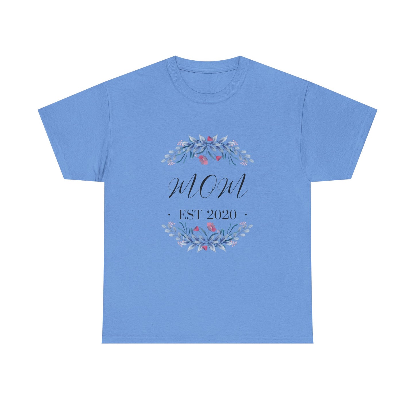 Floral Mom EST 2020 Tee- Mother's Day Gift
