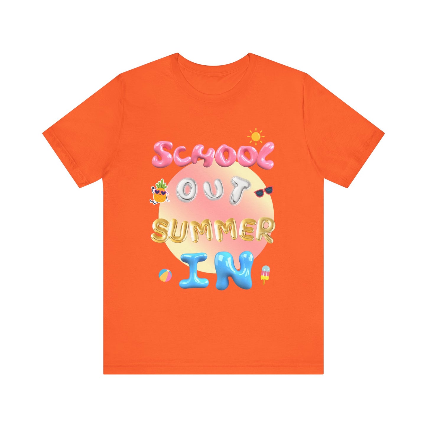 School Out Summer In Jersey Short Sleeve Tee- SummerVibes