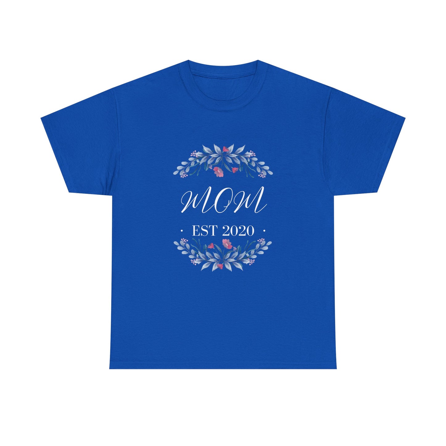 Floral Mom EST 2020 Tee- Mother's Day Gift