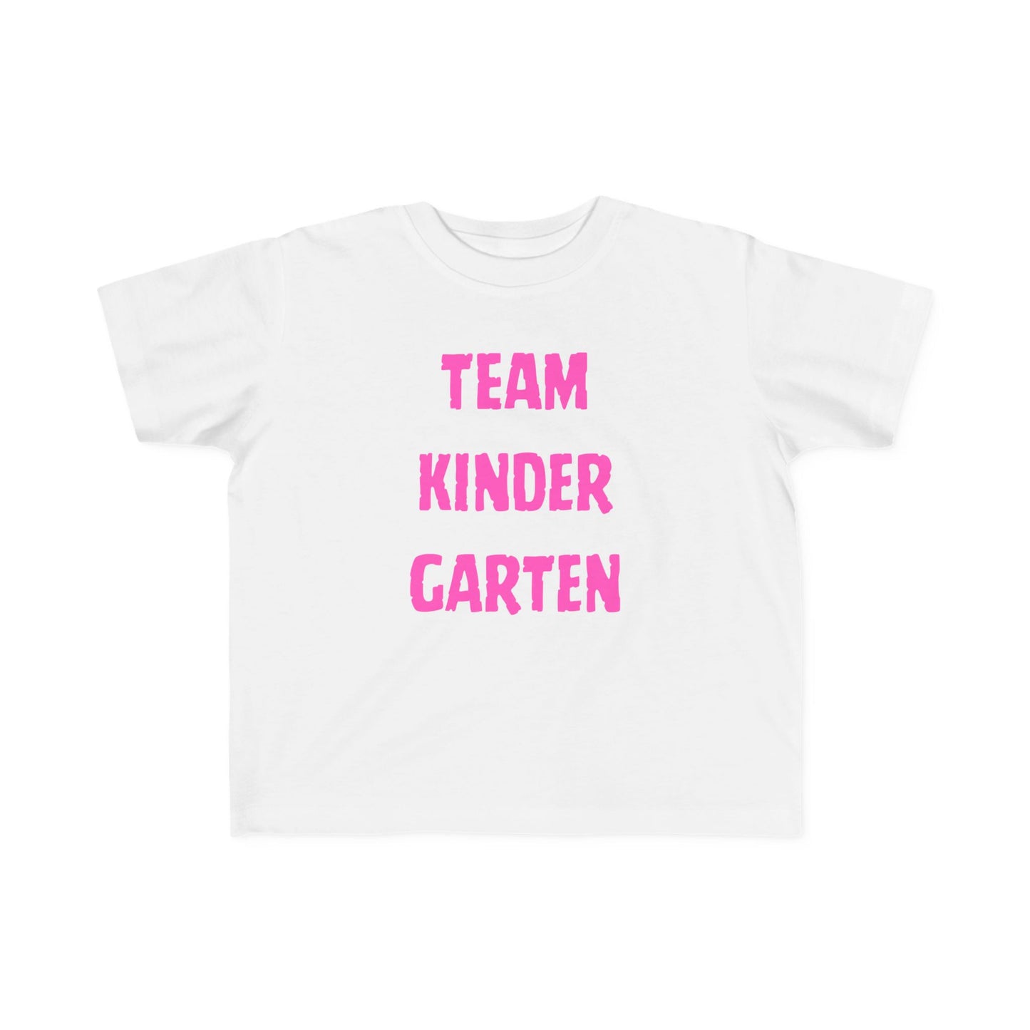 Team Kindergarten Toddler Fine Jersey Tee- Soft Toddler Tee
