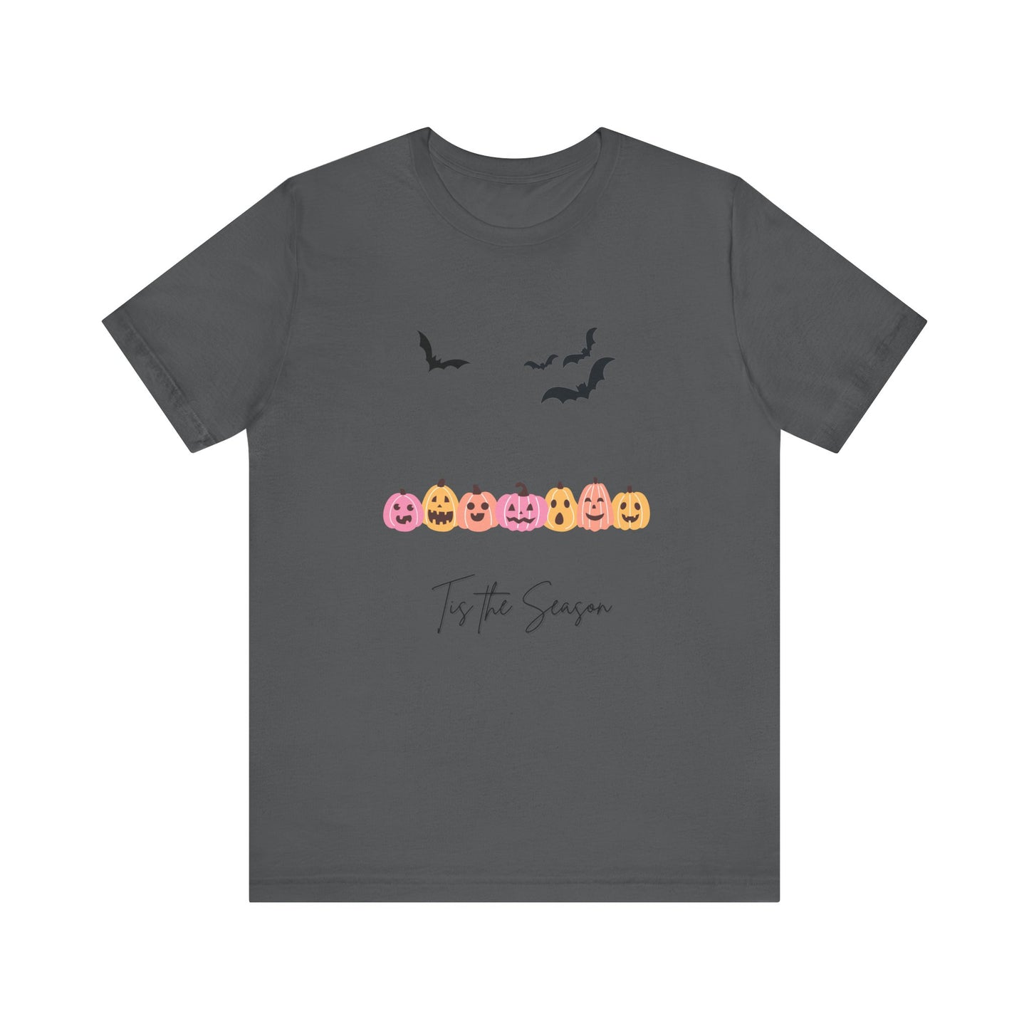 Tis The Season Halloween Pink Unisex Jersey Short Sleeve Tee