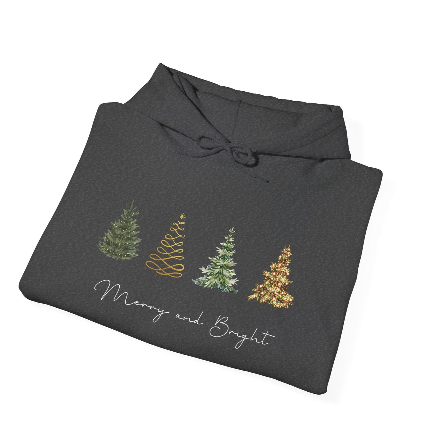 Merry and Bright Trees Sweatshirt- Family Matching Christmas Sweatshirt