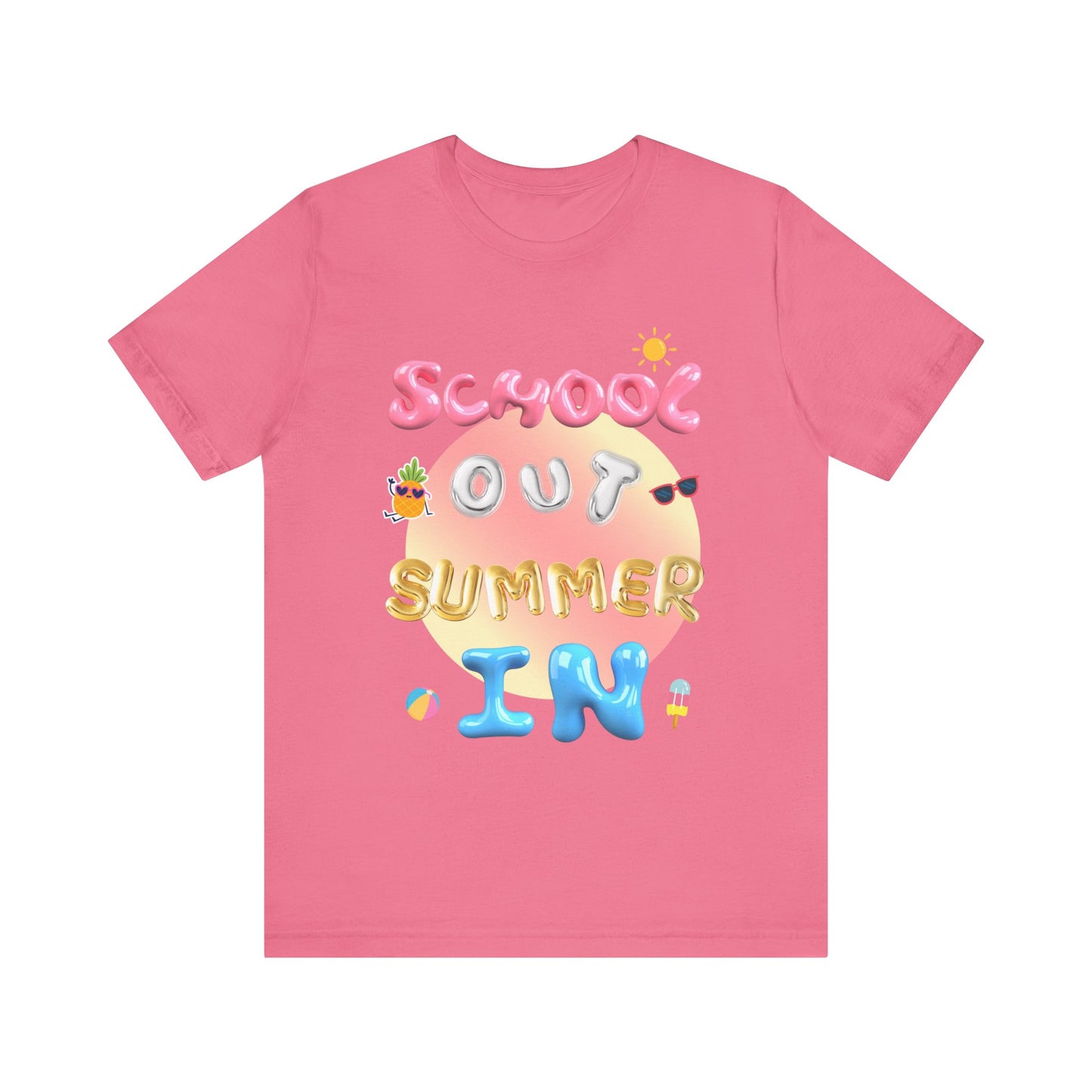 School Out Summer In Jersey Short Sleeve Tee- SummerVibes