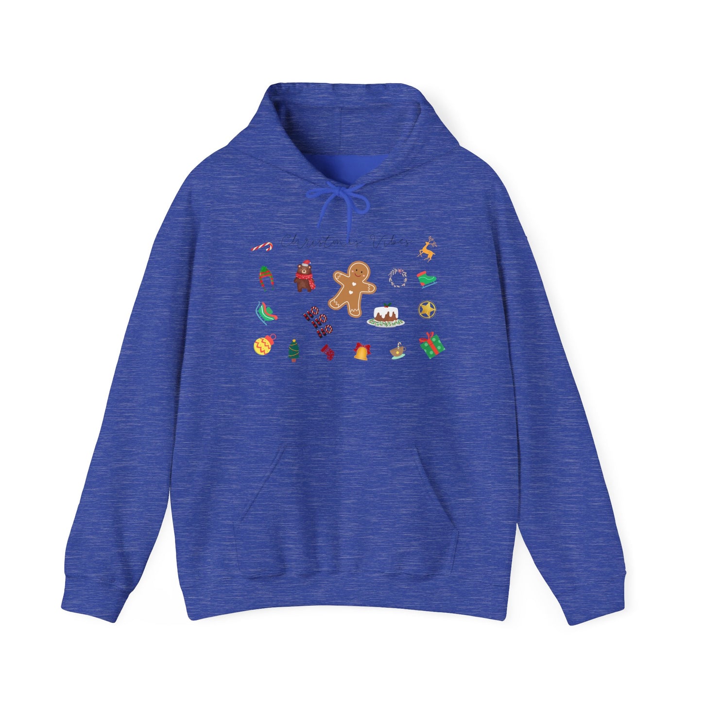 Christmas Vibes Sweatshirt, Merry Christmas, Christmas RETRO Outfit Hooded Sweatshirt