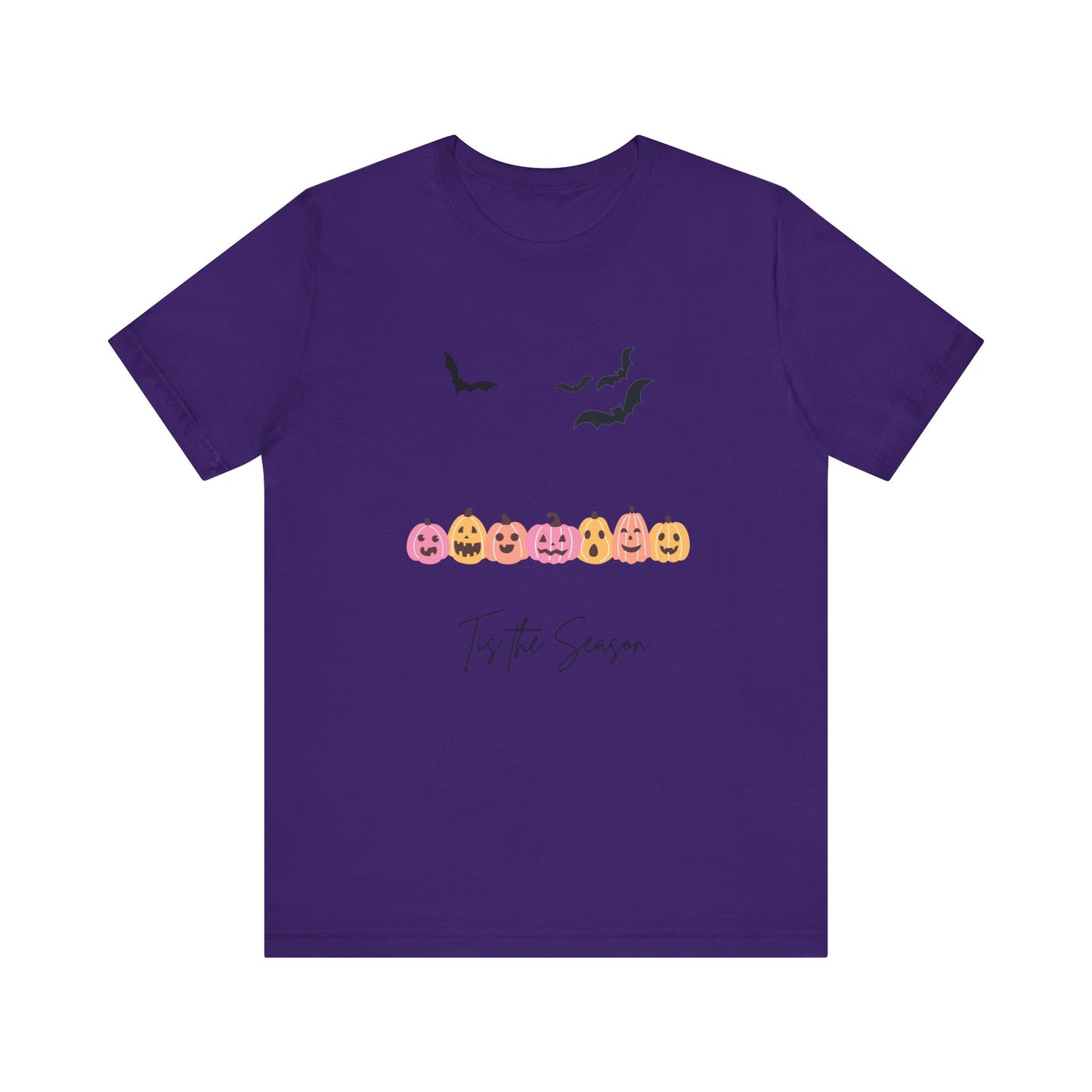 Tis The Season Halloween Pink Unisex Jersey Short Sleeve Tee