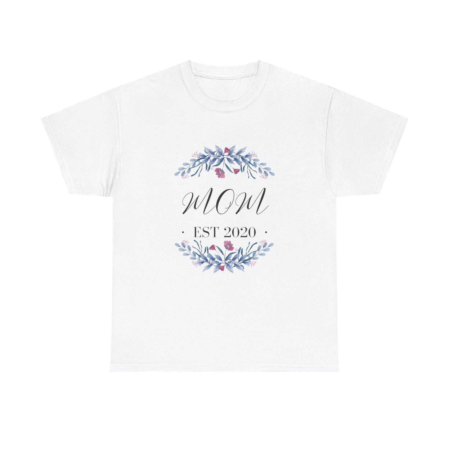 Floral Mom EST 2020 Tee- Mother's Day Gift