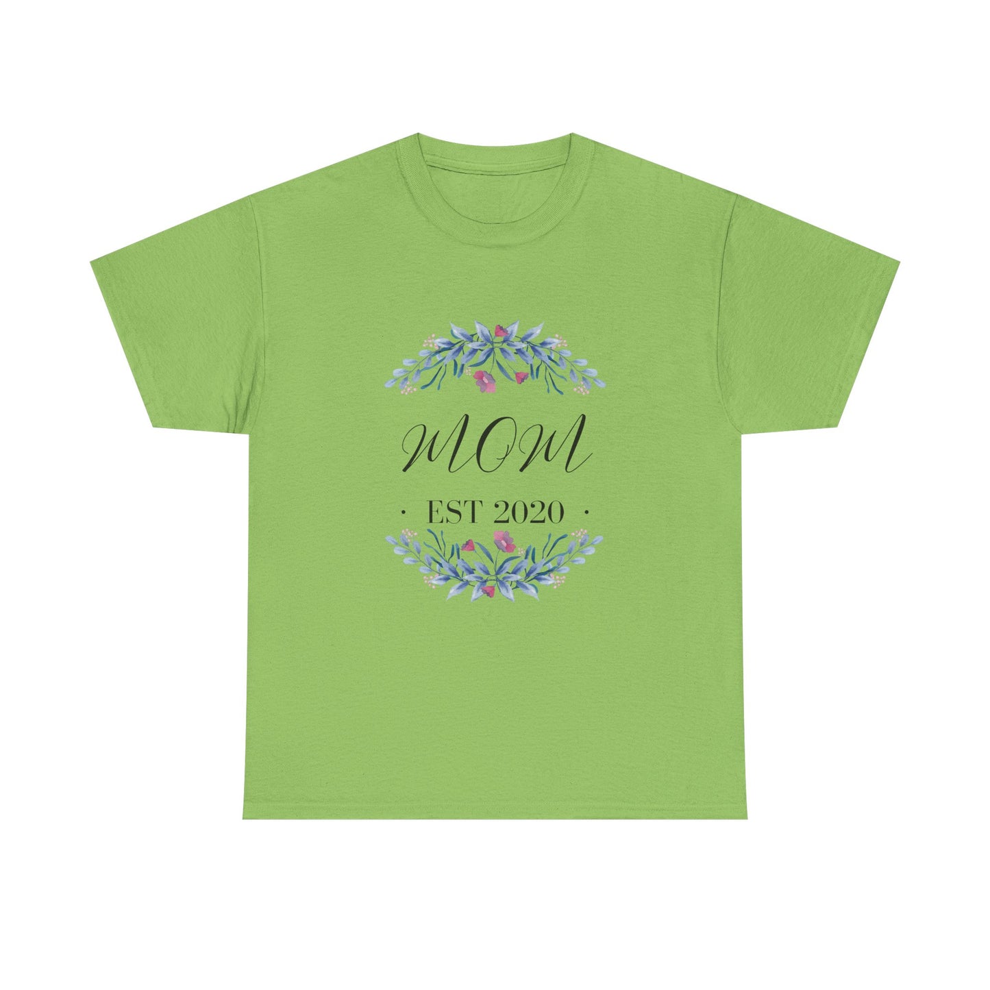 Floral Mom EST 2020 Tee- Mother's Day Gift
