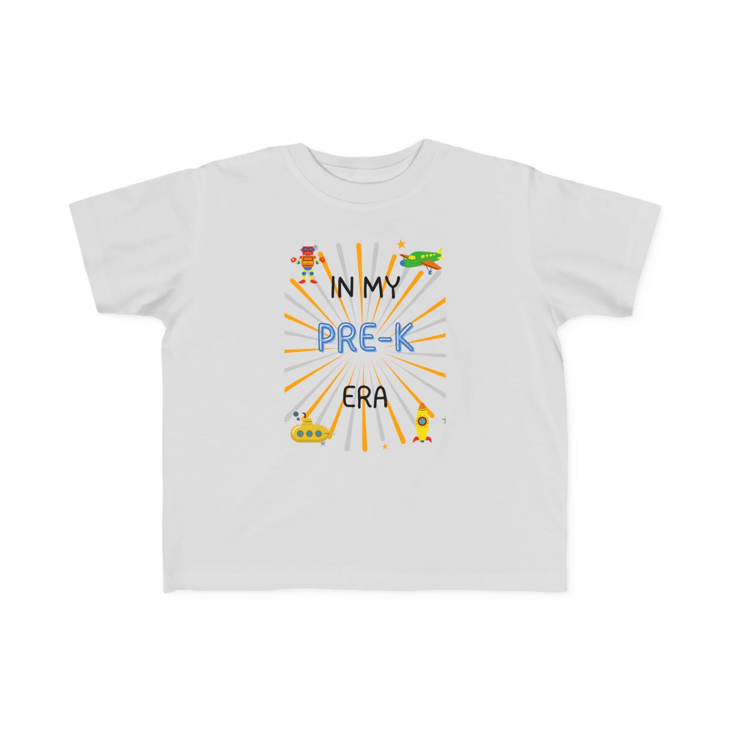 In My Pre-K Era Boy Toddler Fine Jersey Tee