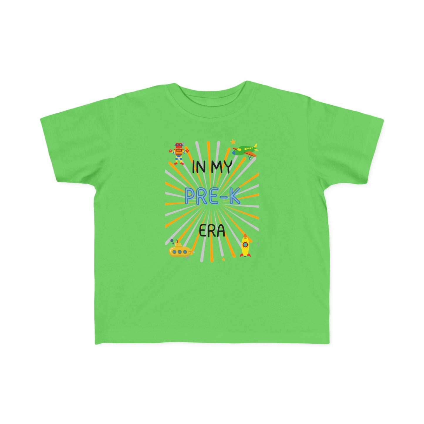 In My Pre-K Era Boy Toddler Fine Jersey Tee