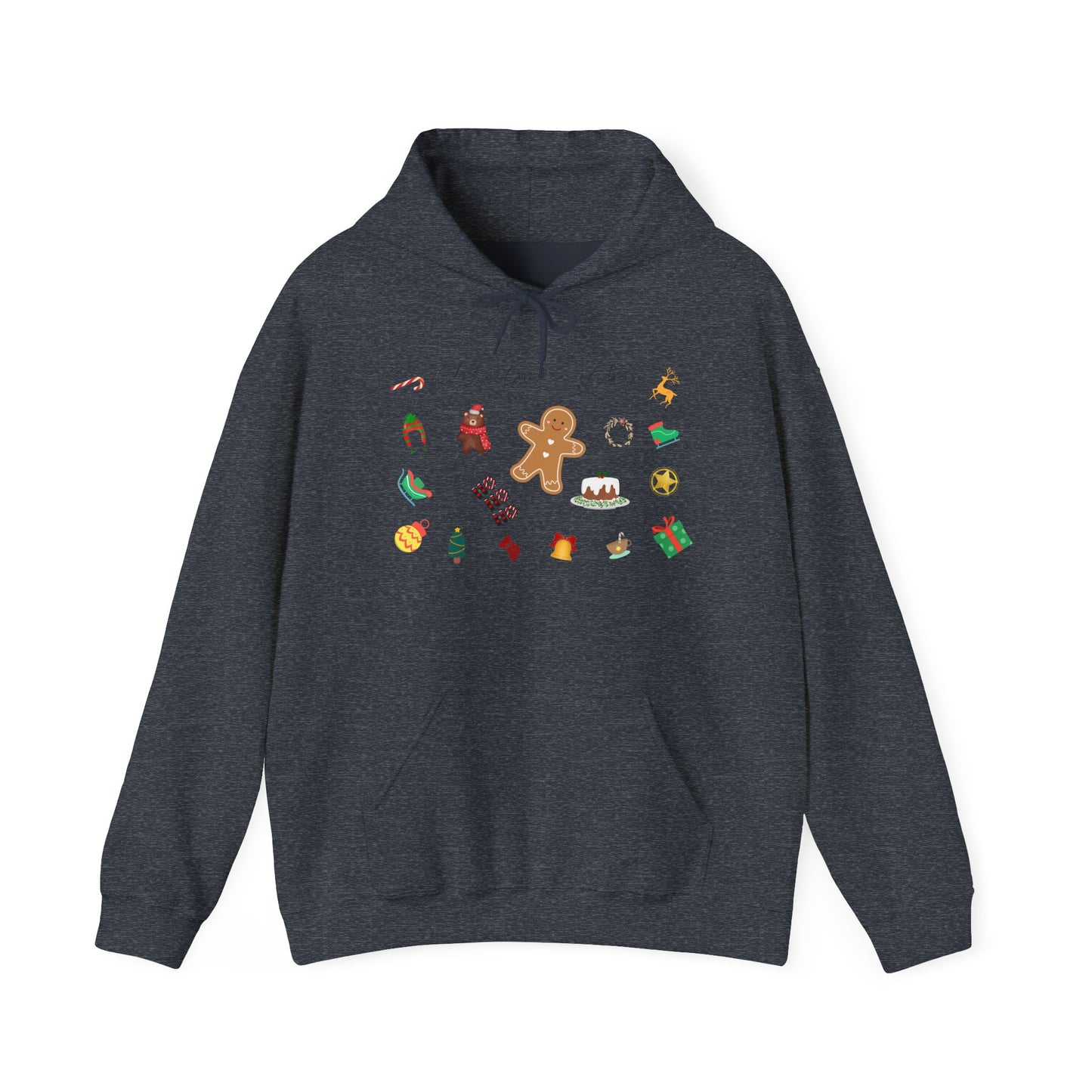 Christmas Vibes Sweatshirt, Merry Christmas, Christmas RETRO Outfit Hooded Sweatshirt