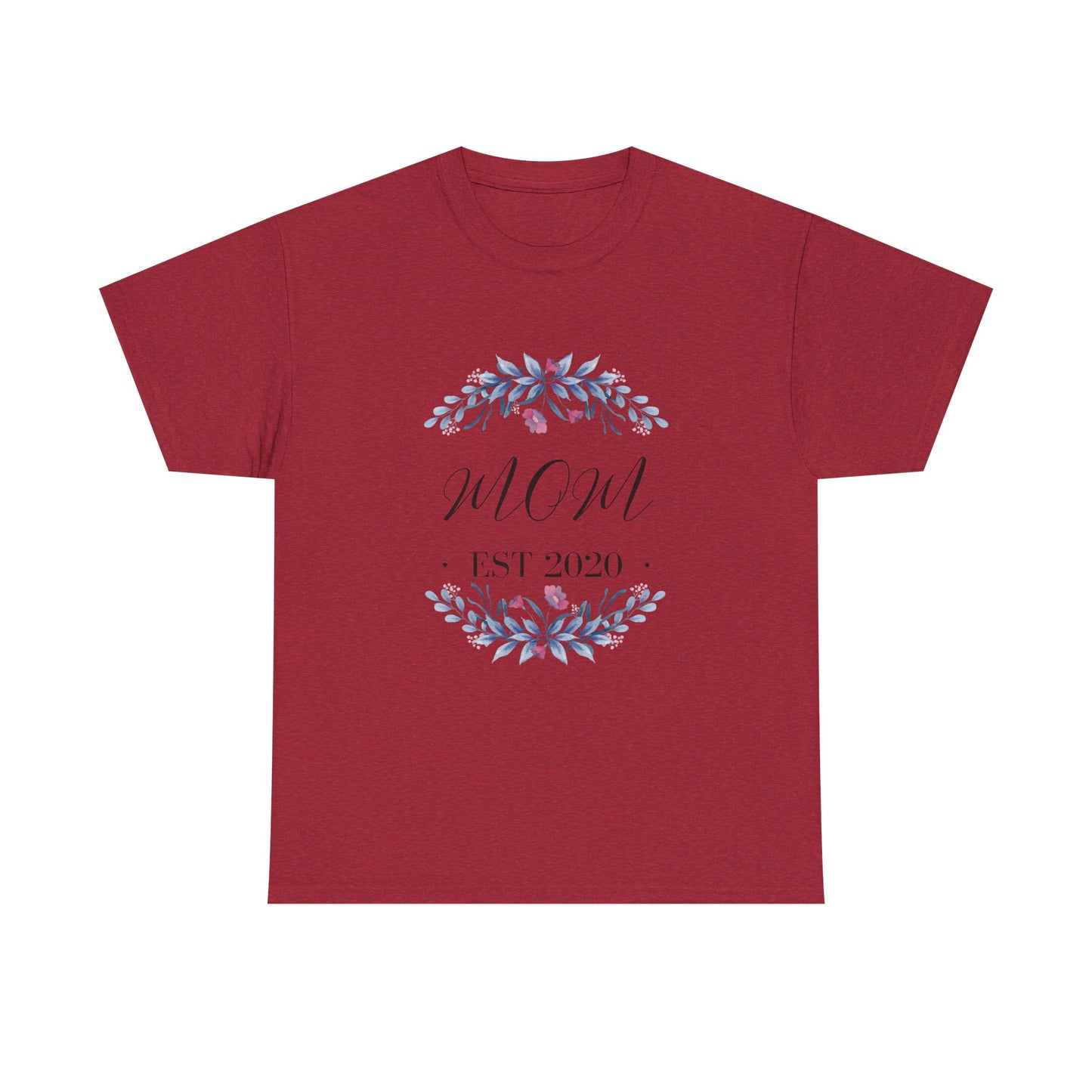 Floral Mom EST 2020 Tee- Mother's Day Gift