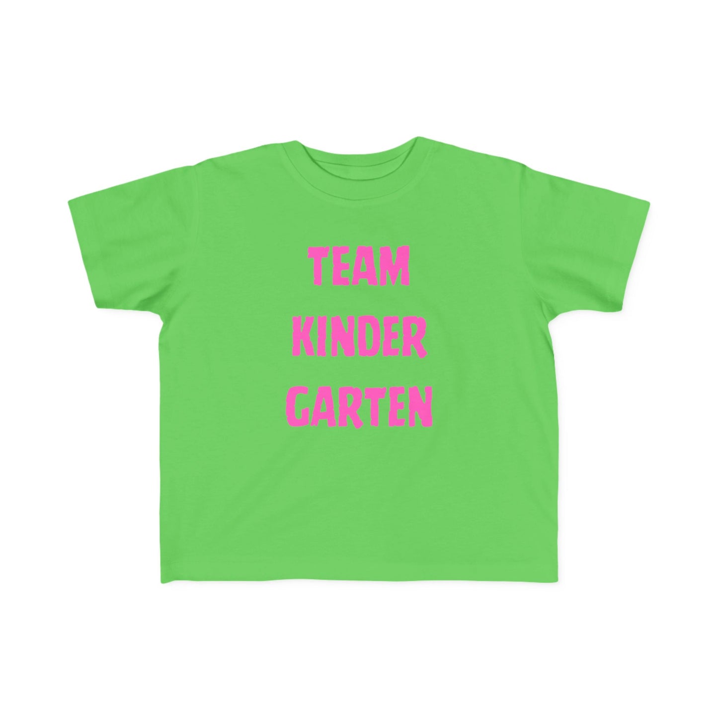 Team Kindergarten Toddler Fine Jersey Tee- Soft Toddler Tee
