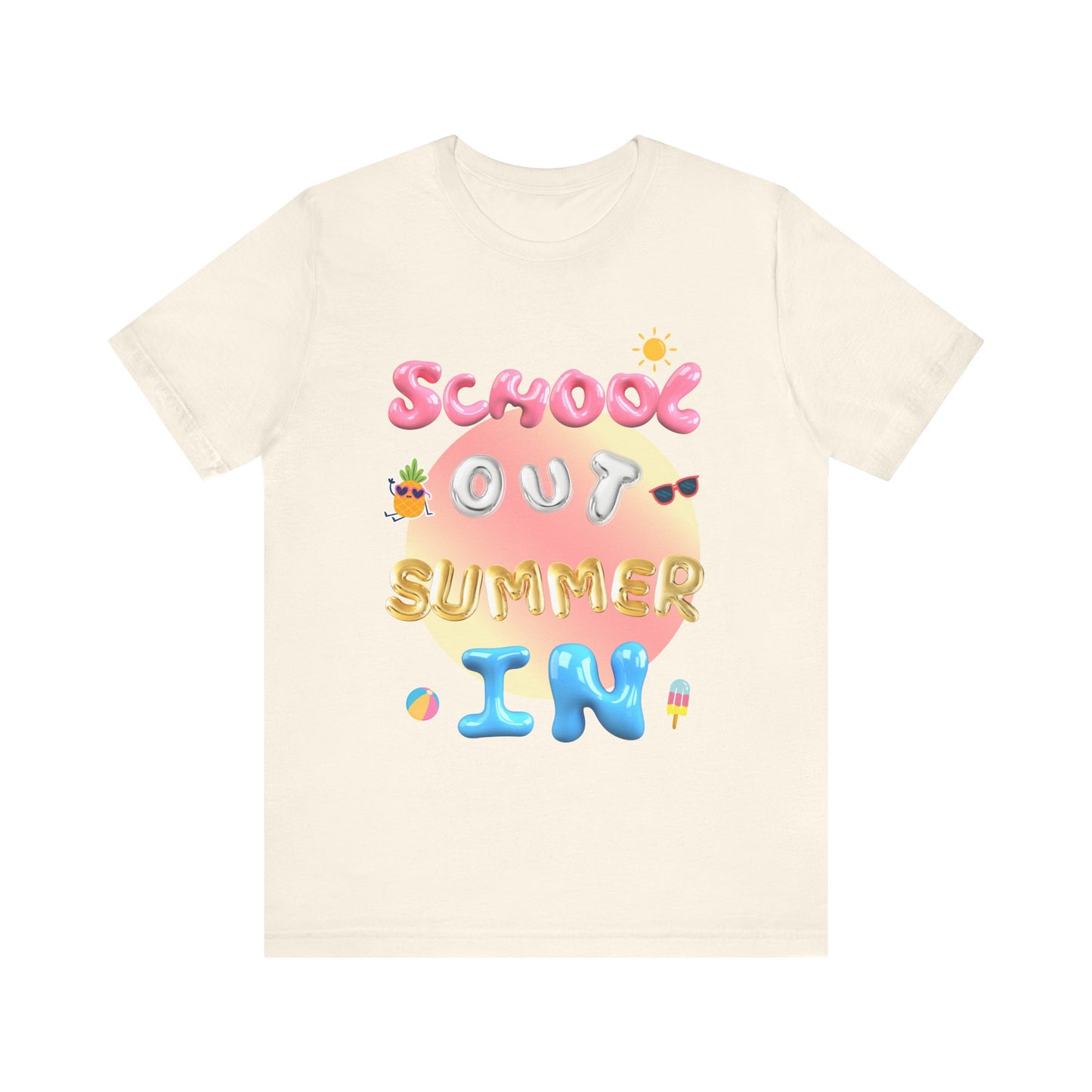 School Out Summer In Jersey Short Sleeve Tee- SummerVibes