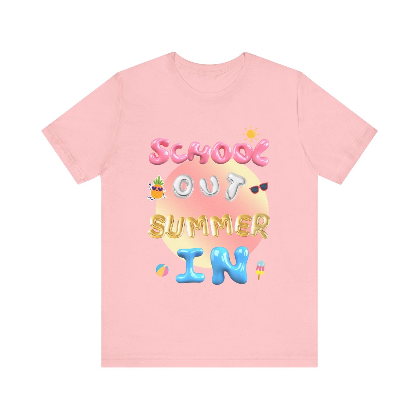 School Out Summer In Jersey Short Sleeve Tee- SummerVibes