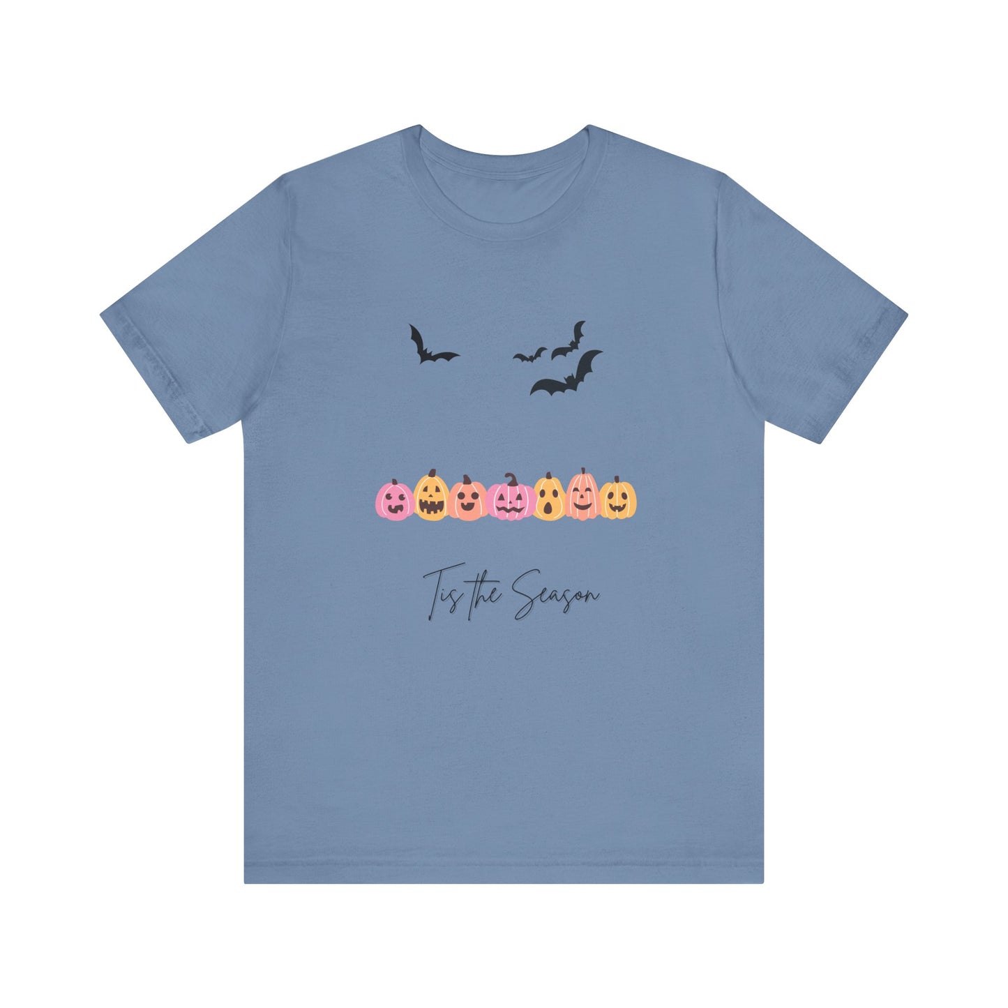 Tis The Season Halloween Pink Unisex Jersey Short Sleeve Tee