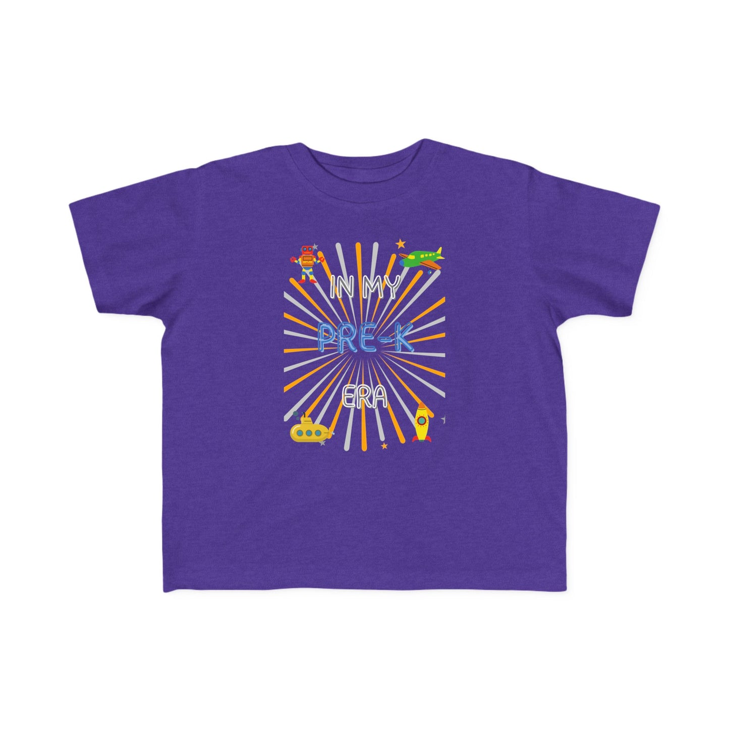 In My Pre-K Era Boy Toddler Fine Jersey Tee