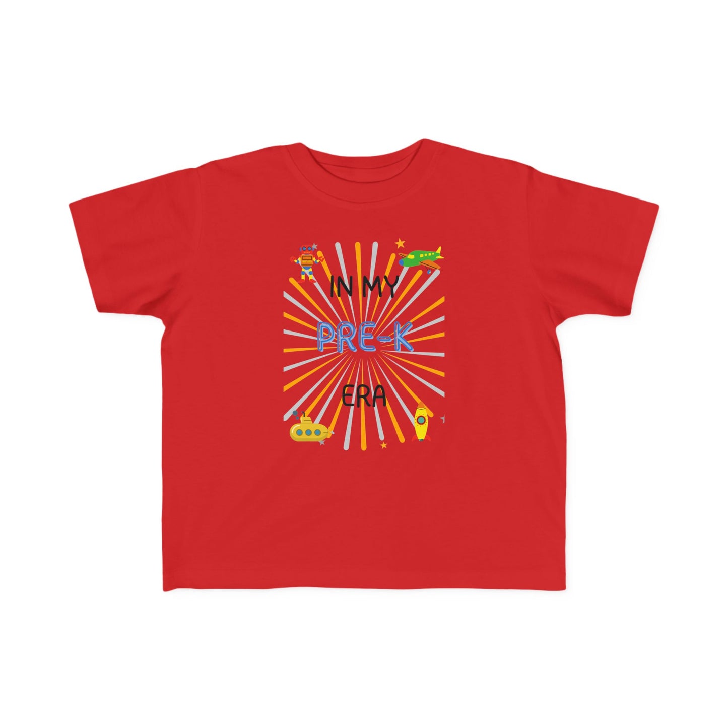In My Pre-K Era Boy Toddler Fine Jersey Tee