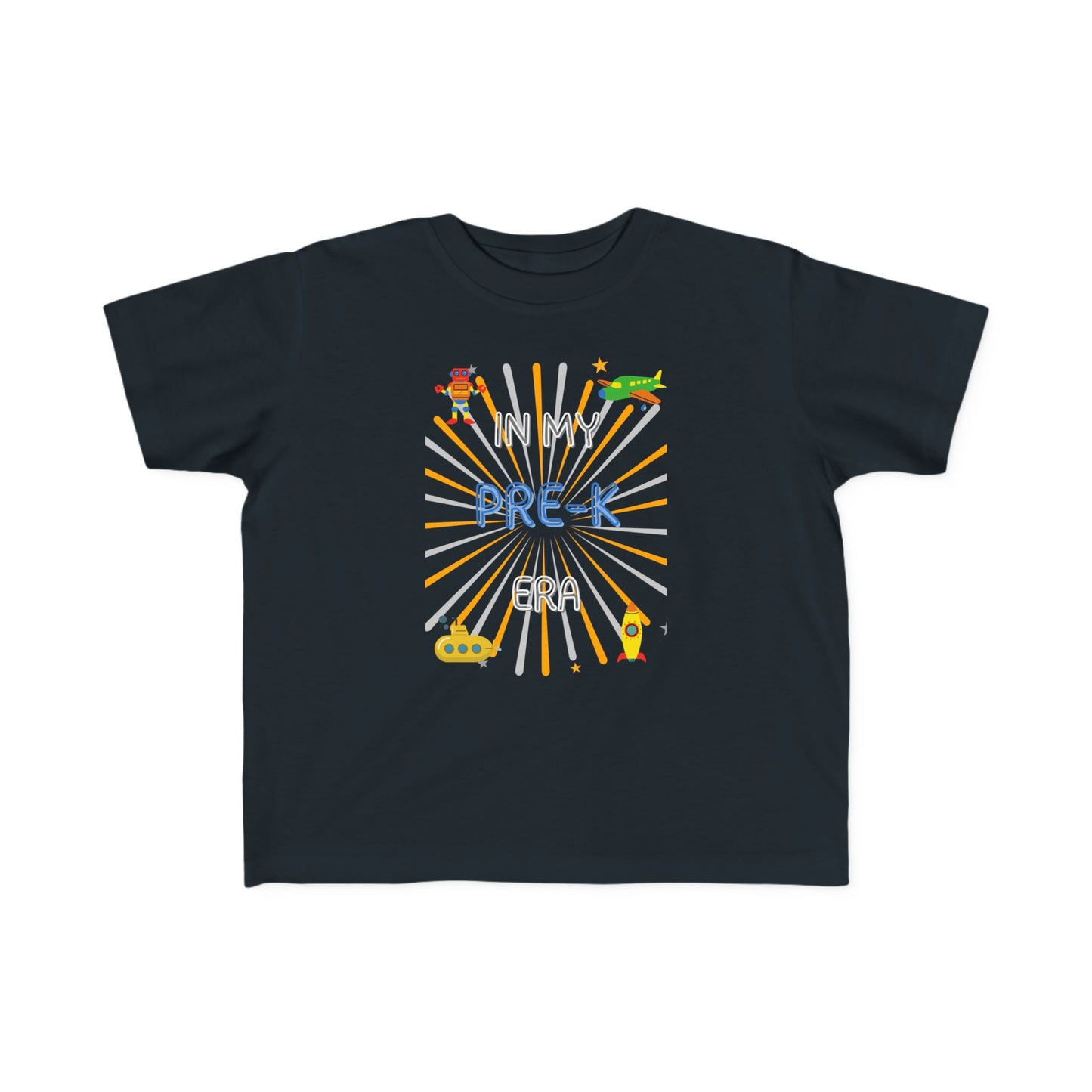 In My Pre-K Era Boy Toddler Fine Jersey Tee