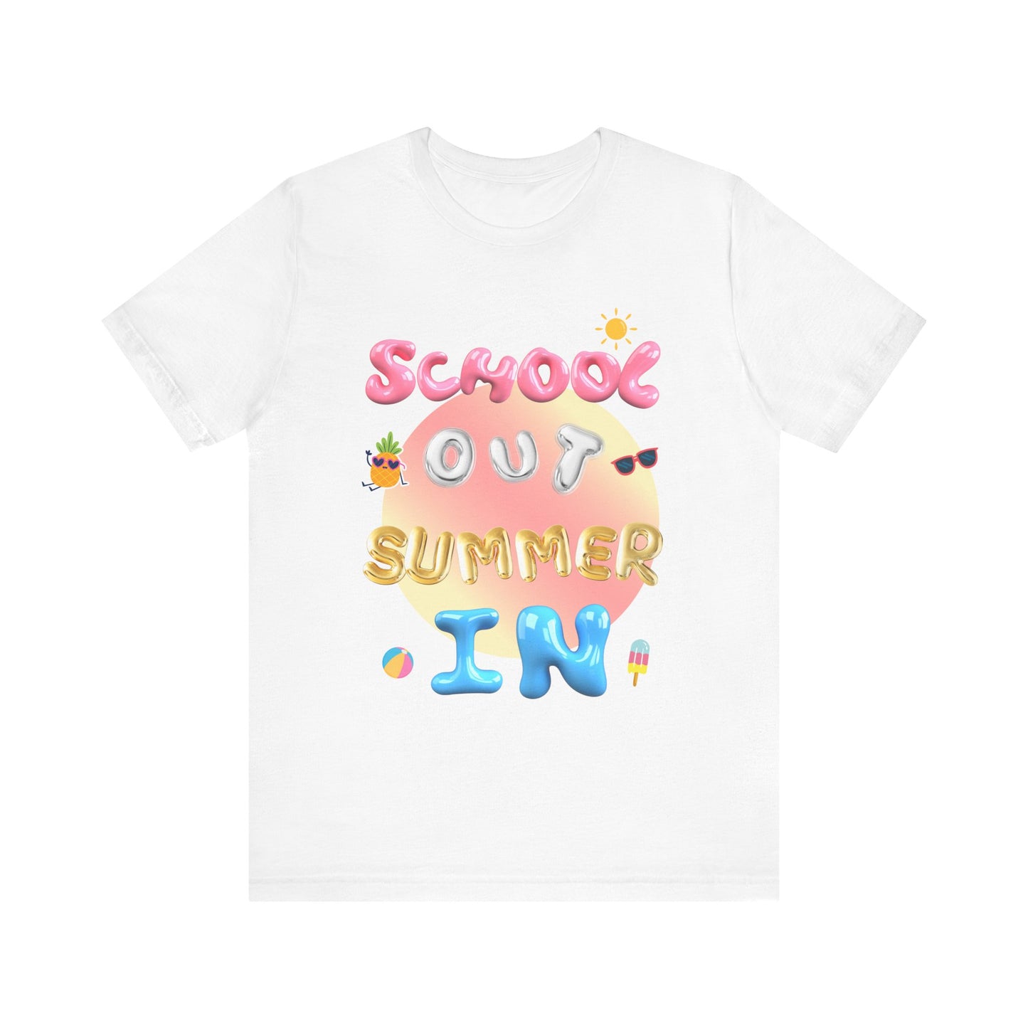 School Out Summer In Jersey Short Sleeve Tee- SummerVibes
