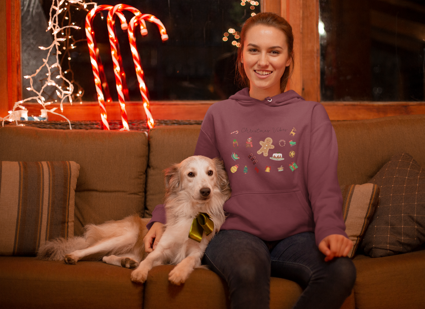 Merry and Bright Trees Sweatshirt- Family Matching Christmas Sweatshirt