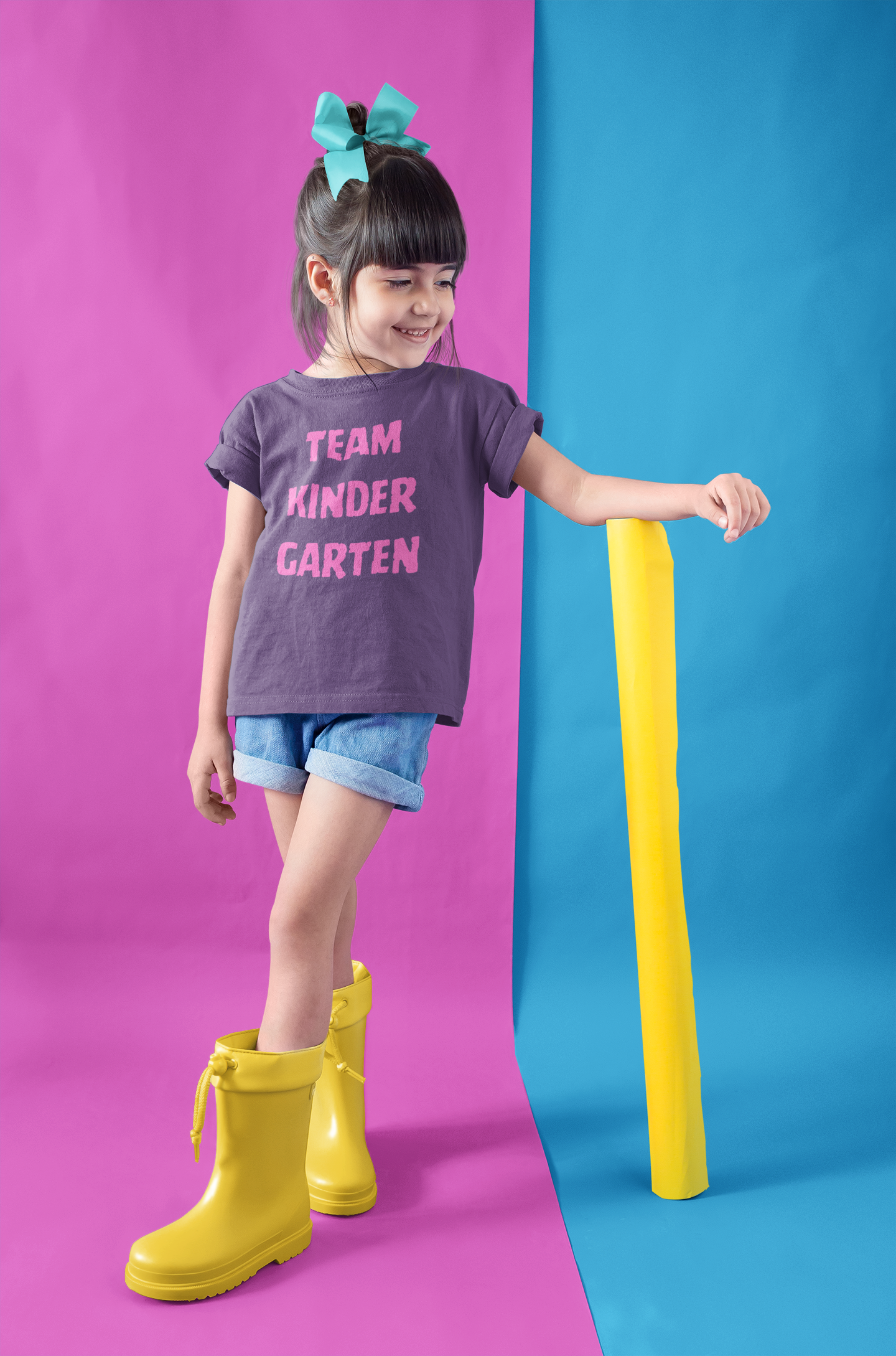 Team Kindergarten Toddler Fine Jersey Tee- Soft Toddler Tee