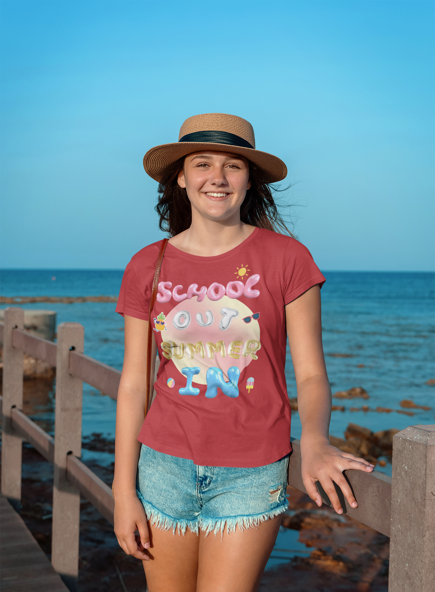 School Out Summer In Jersey Short Sleeve Tee- SummerVibes