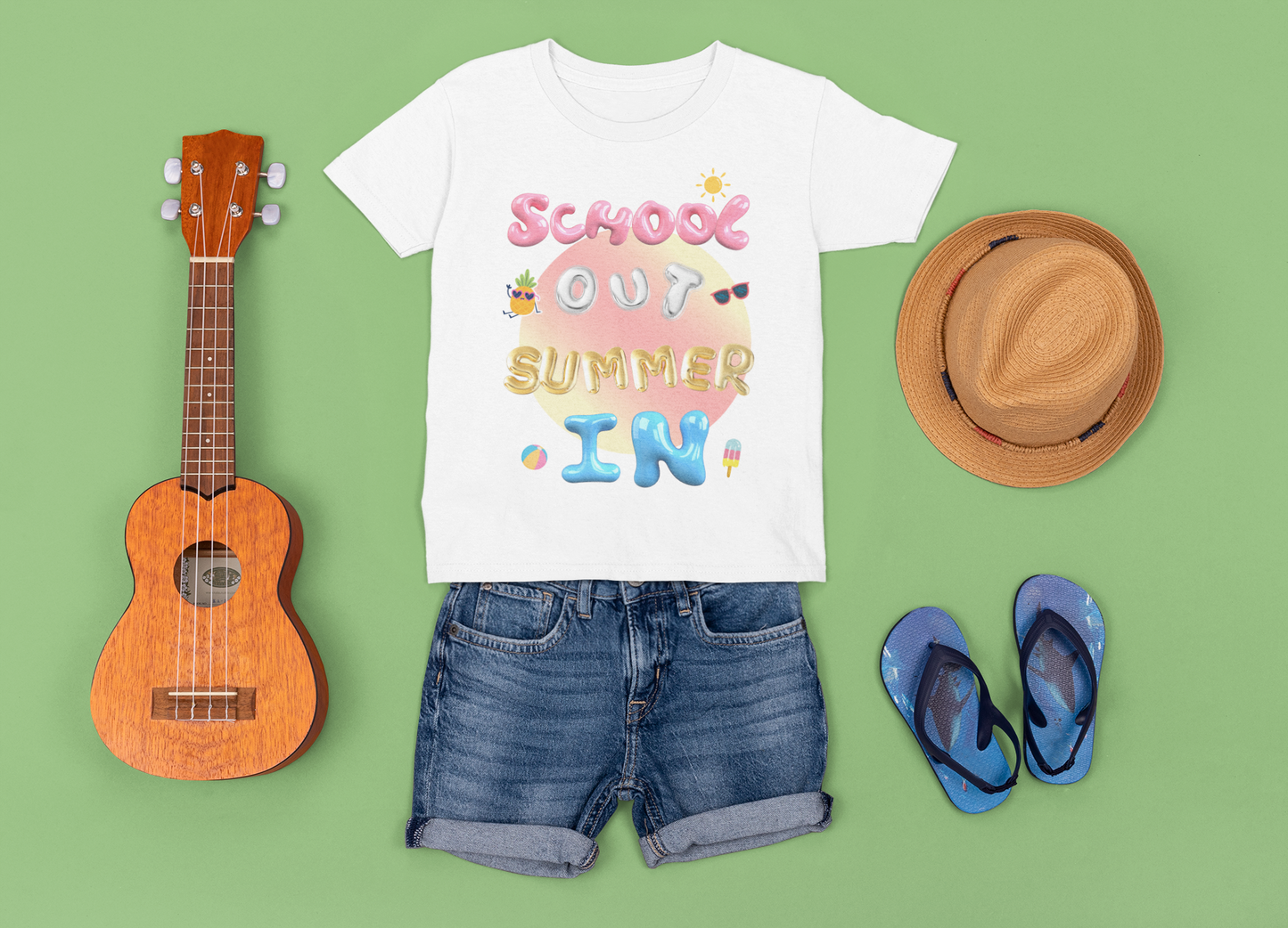 School Out Summer In Jersey Short Sleeve Tee- SummerVibes