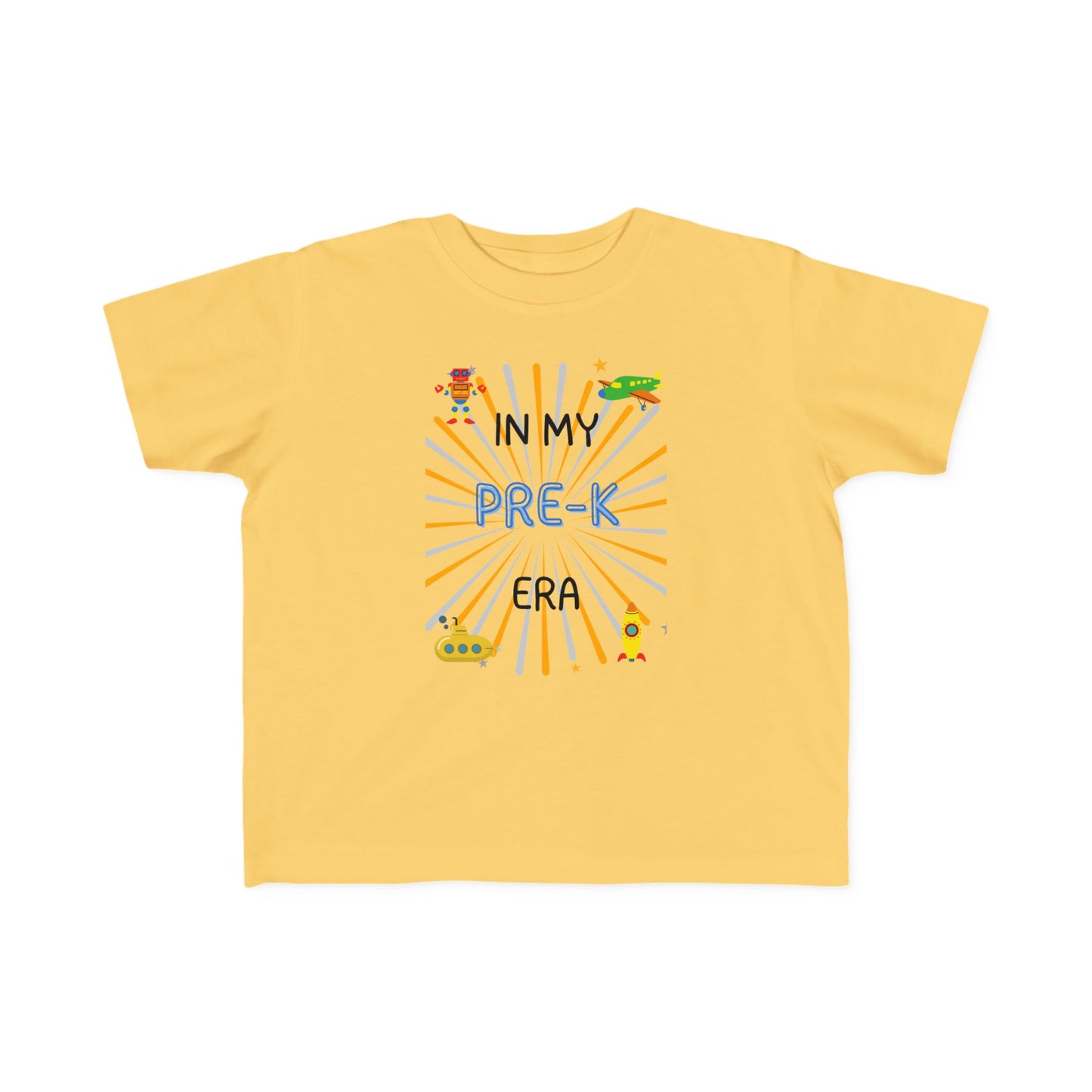 In My Pre-K Era Boy Toddler Fine Jersey Tee