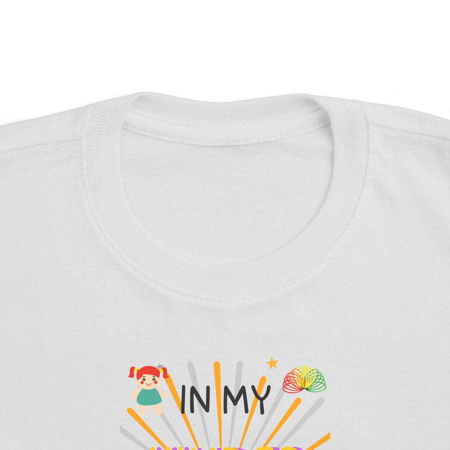 In My Kindergarten Girl Toddler Fine Jersey Tee