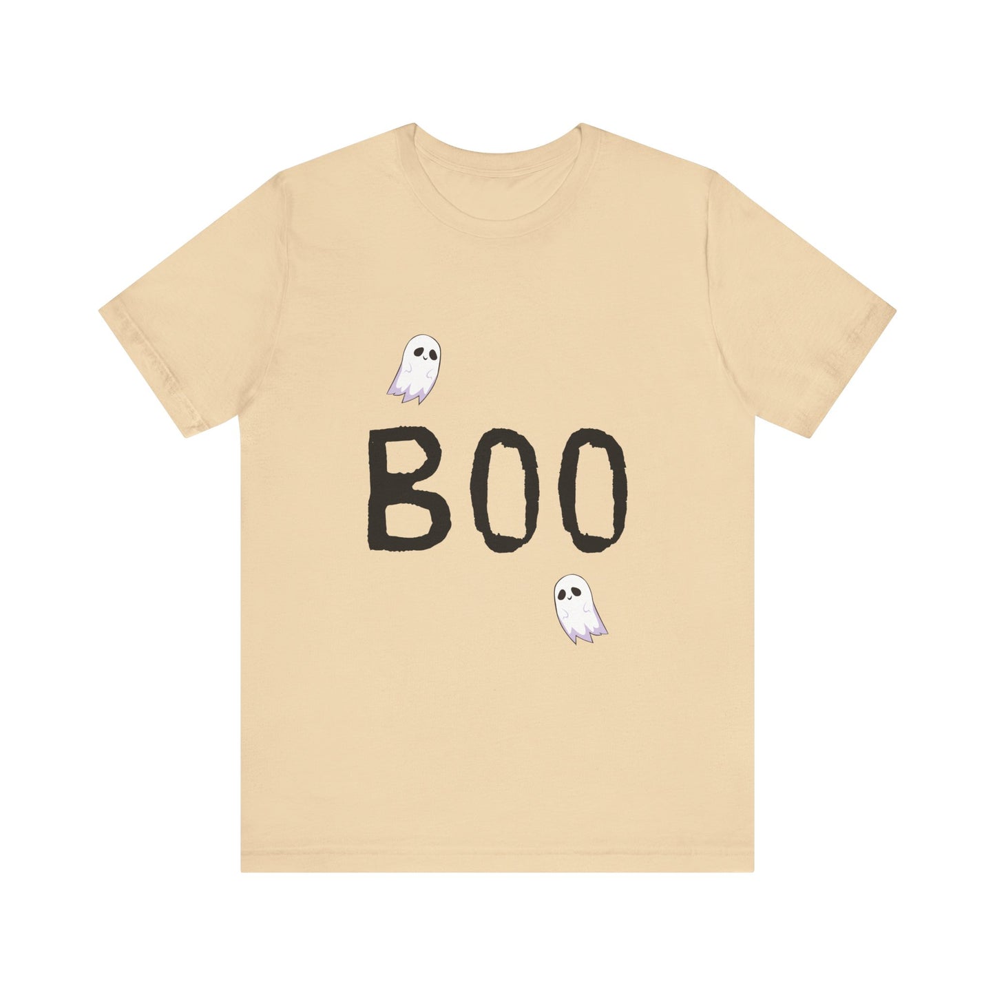 Boo + Ghosts Halloween Unisex Jersey Short Sleeve Tee